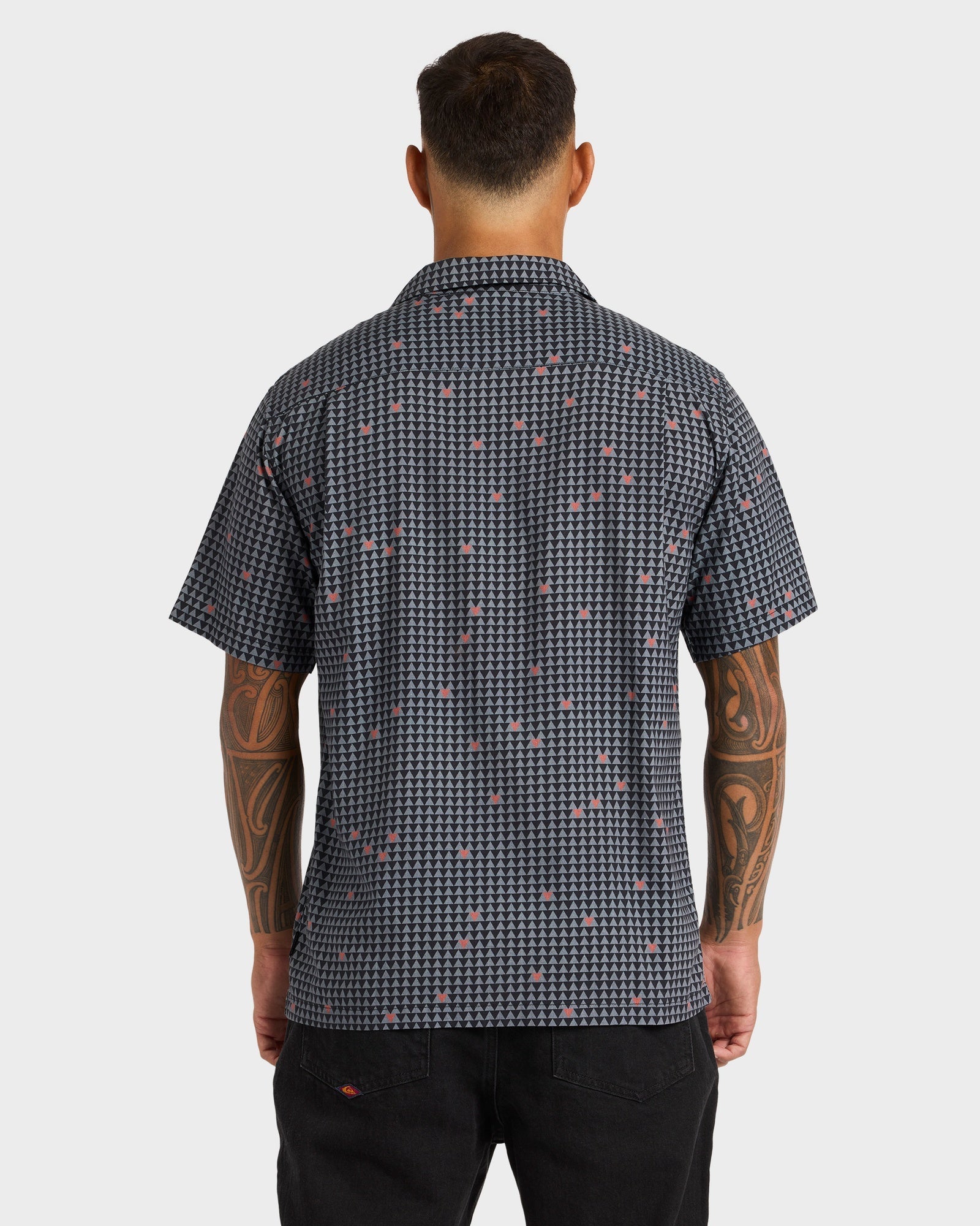 Mens Kehu Woven Short Sleeve Shirt