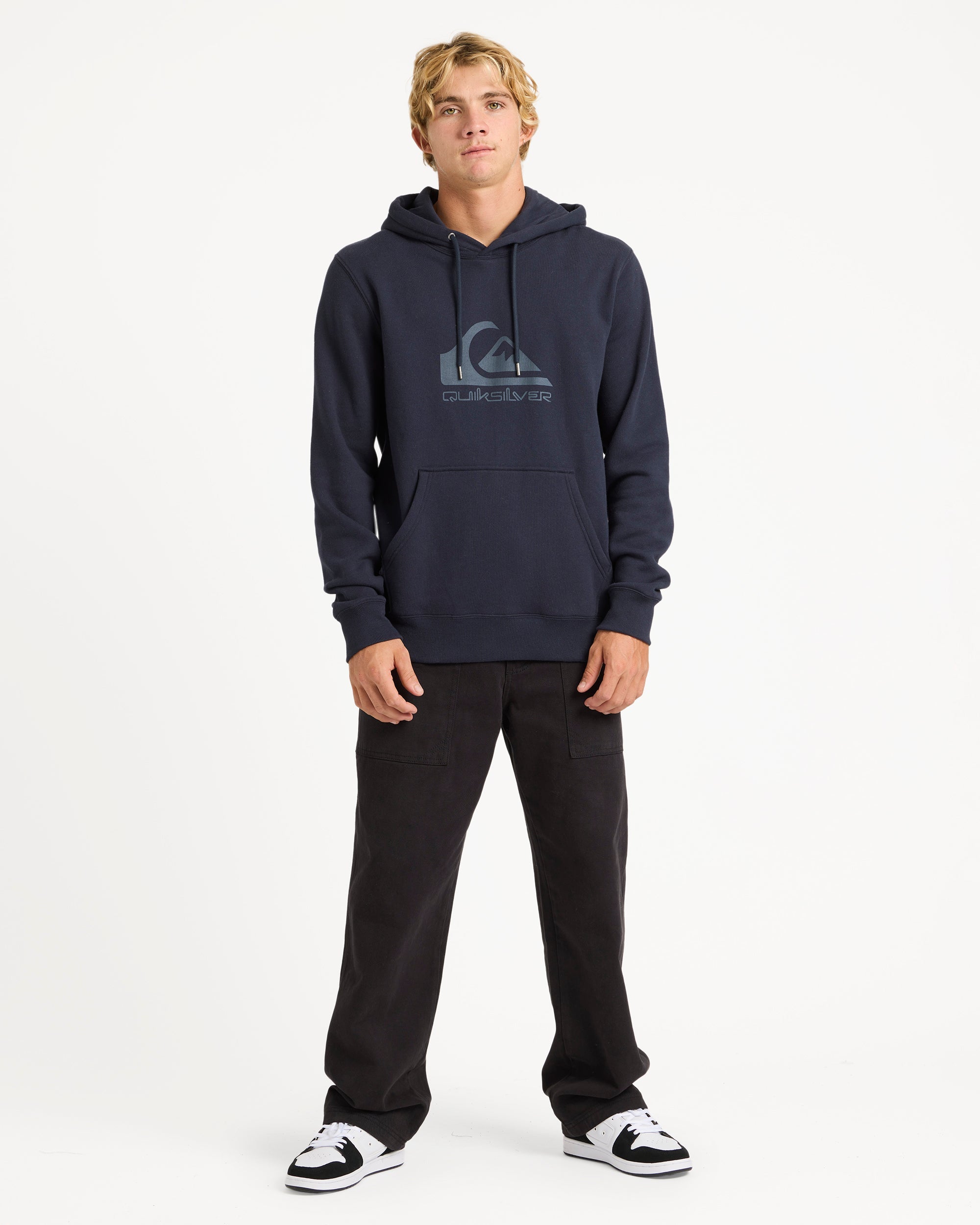 Mens Comp Logo Pullover Hoodie
