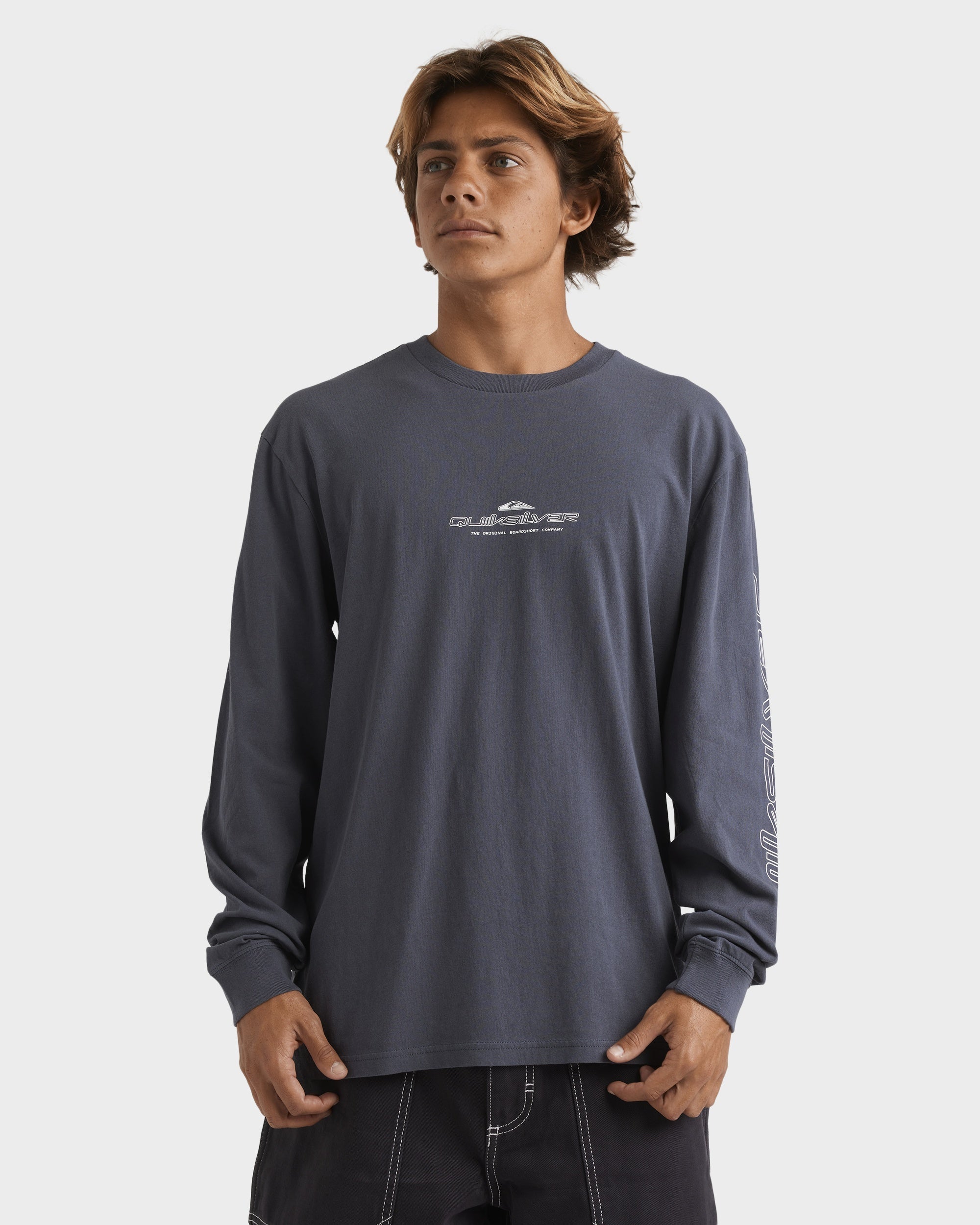Mens Shadow Line Long Sleeve T-Shirt