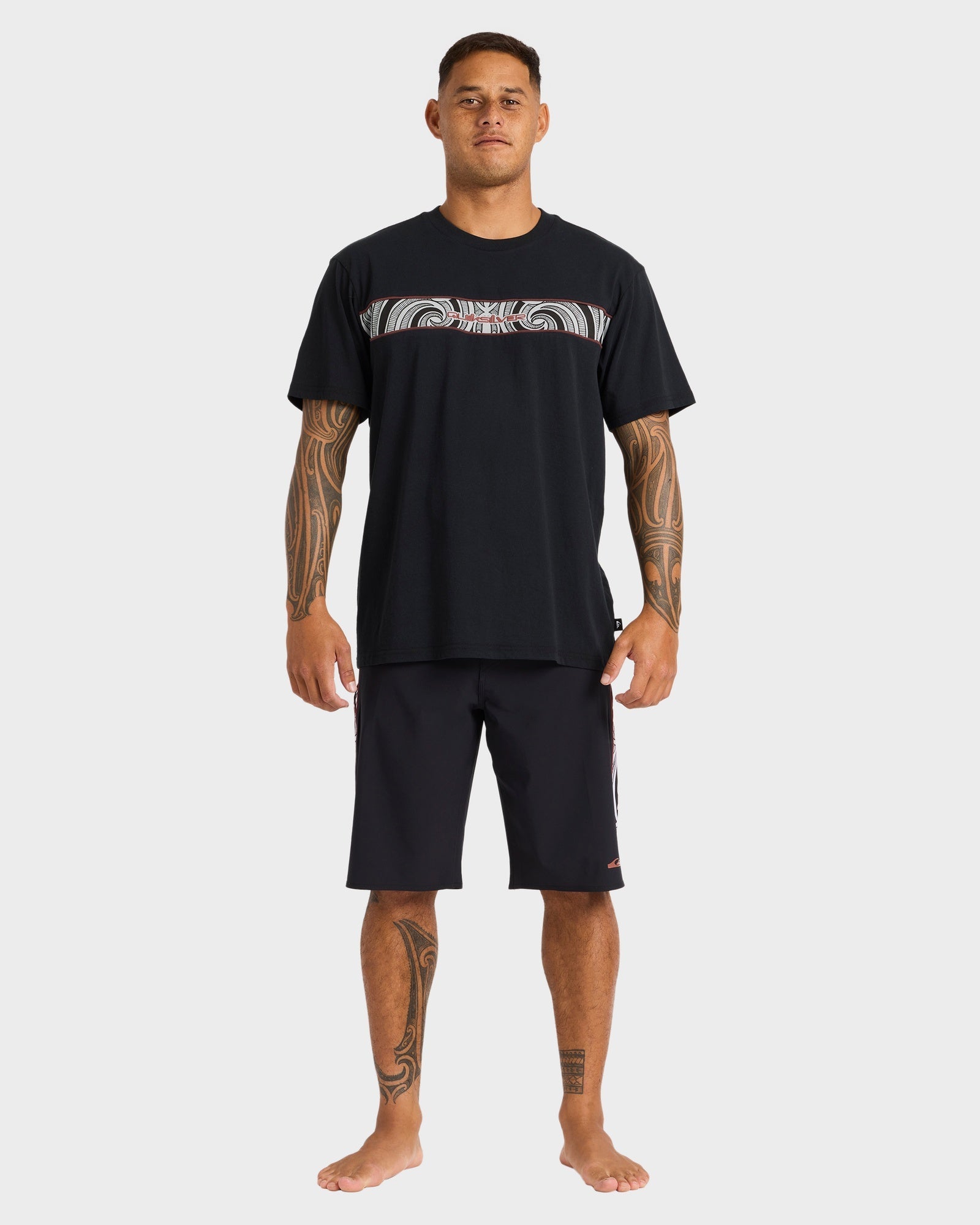 Mens Kehu Takarangi Panel T-Shirt