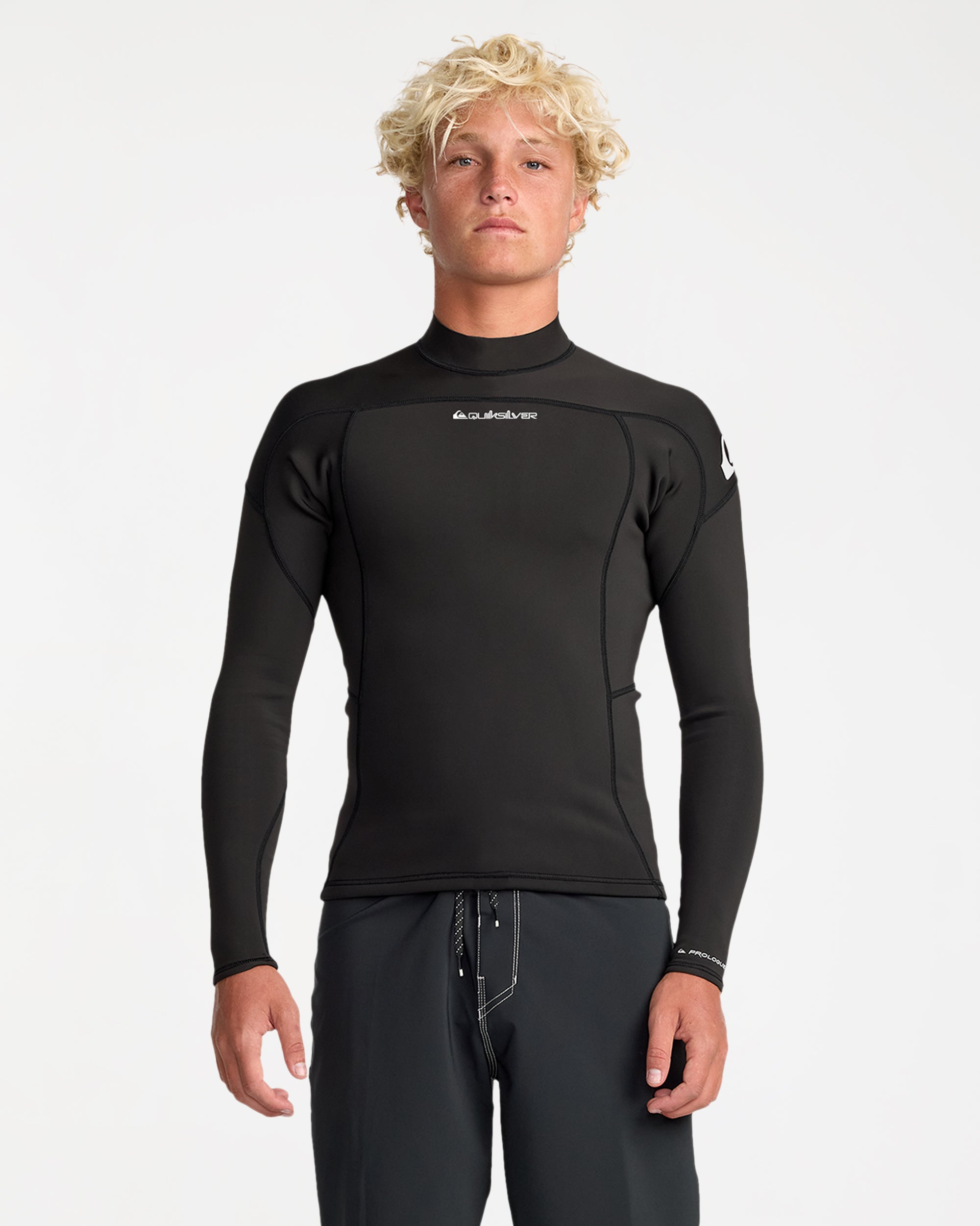Mens Prologue 1mm Long Sleeve Wetsuit Jacket – Black – Quiksilver AU