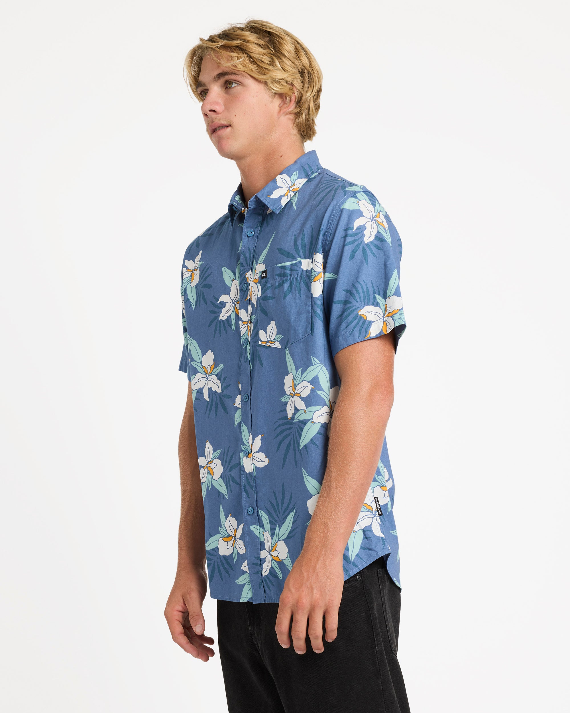 Mens Apero Classic Floral Short Sleeve Shirt