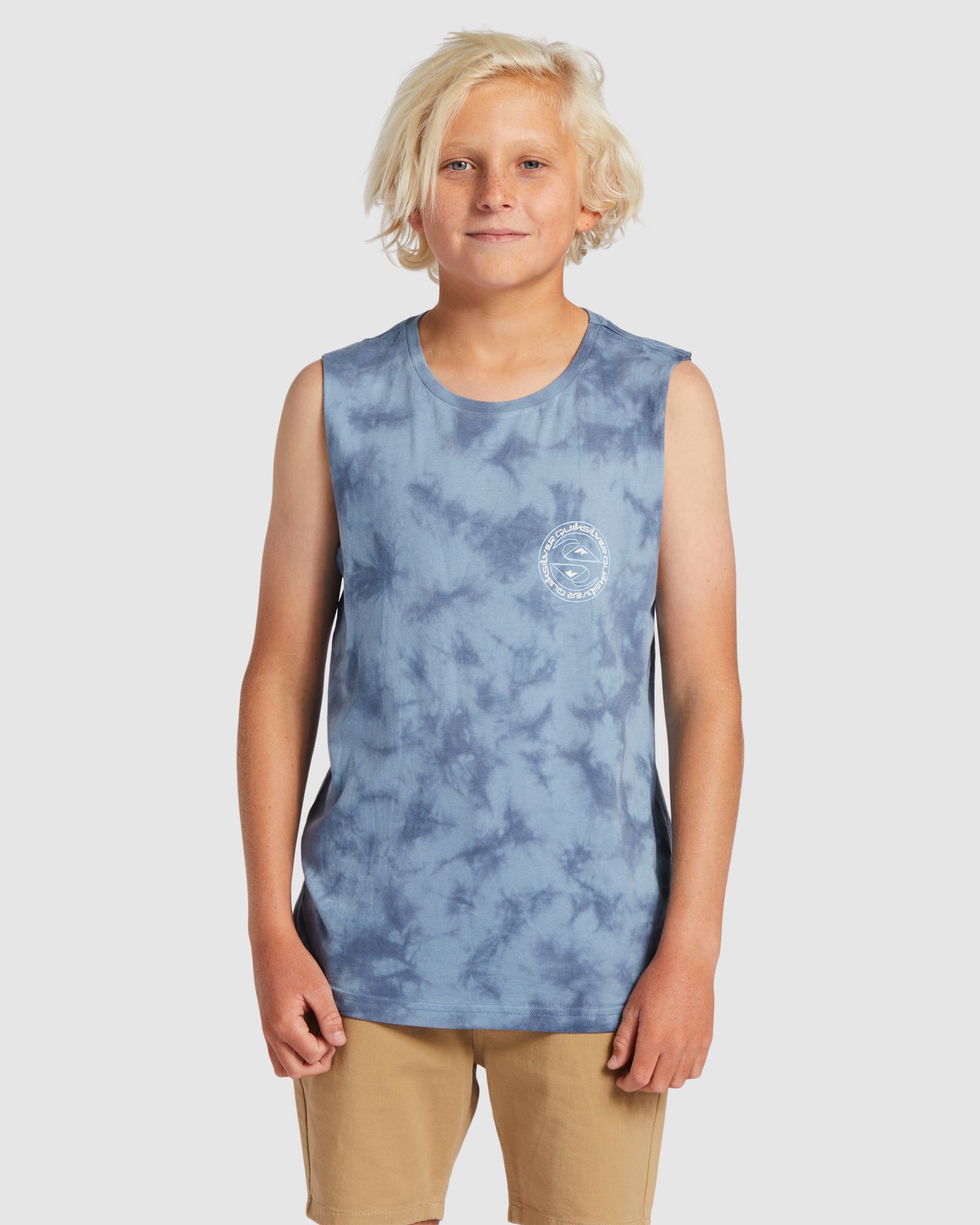 Boys 8-16 Splitting Hairs Sleeveless Muscle T-Shirt
