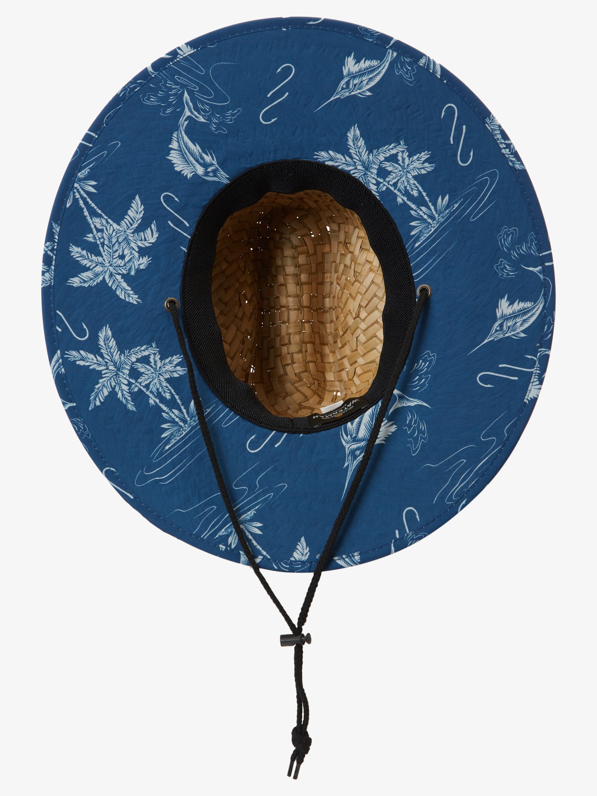 Mens Waterman Outsider Straw Lifeguard Hat