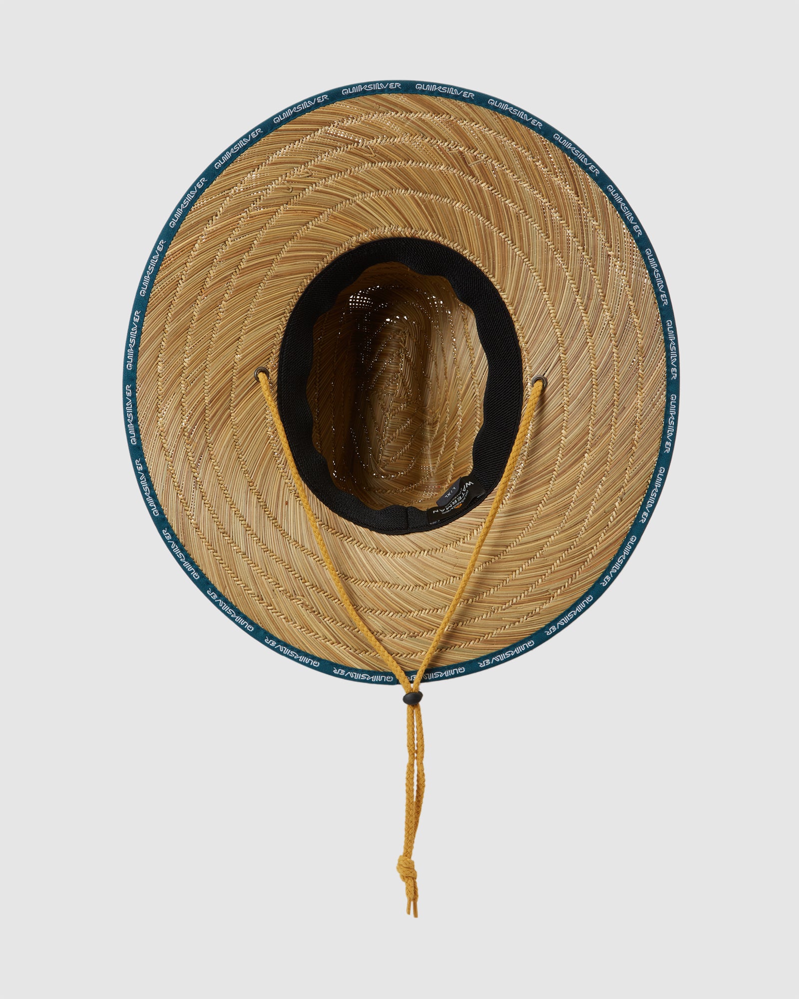 Mens Waterman Dredged Straw Lifeguard Hat