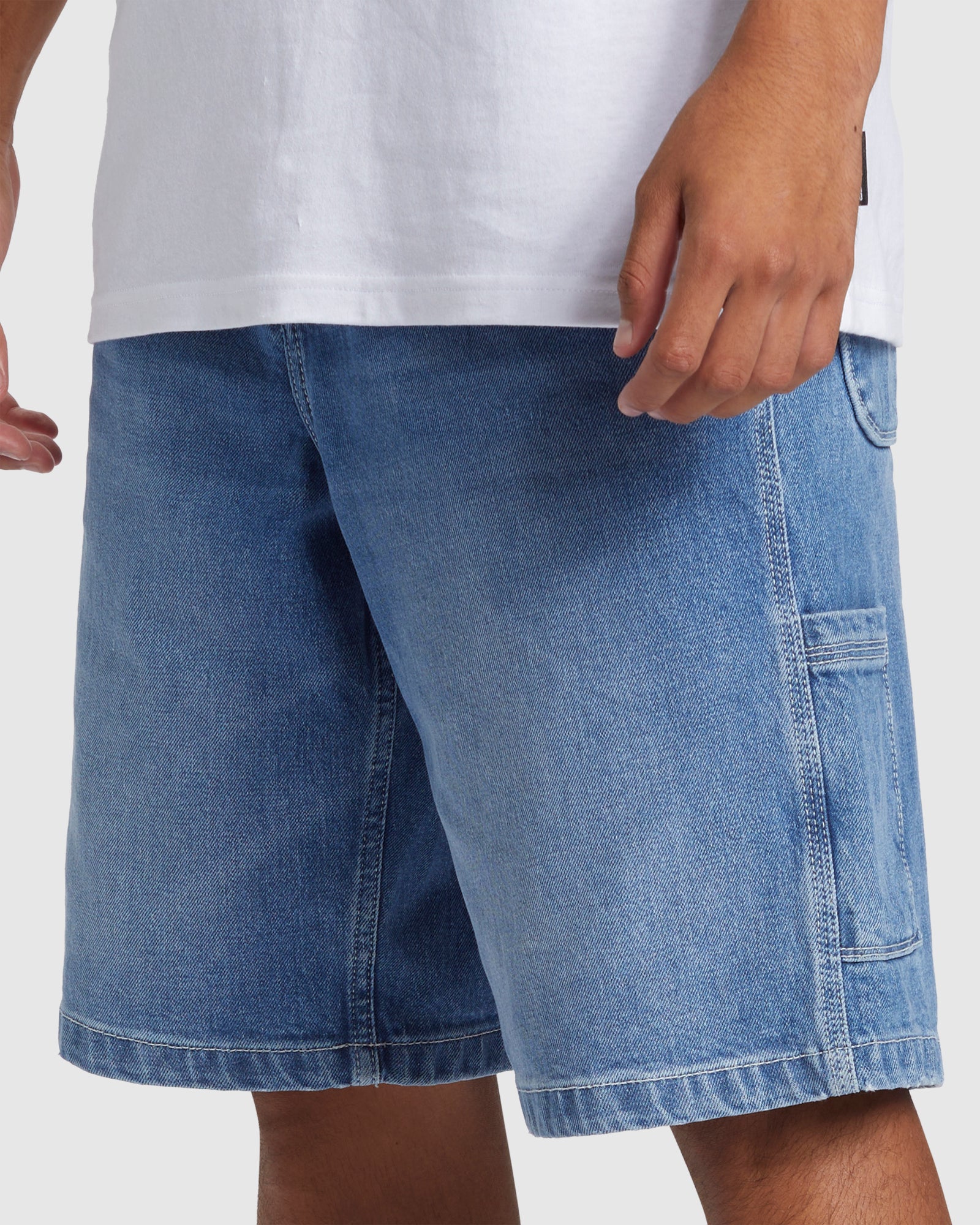 Mens Carpenter Denim Shorts