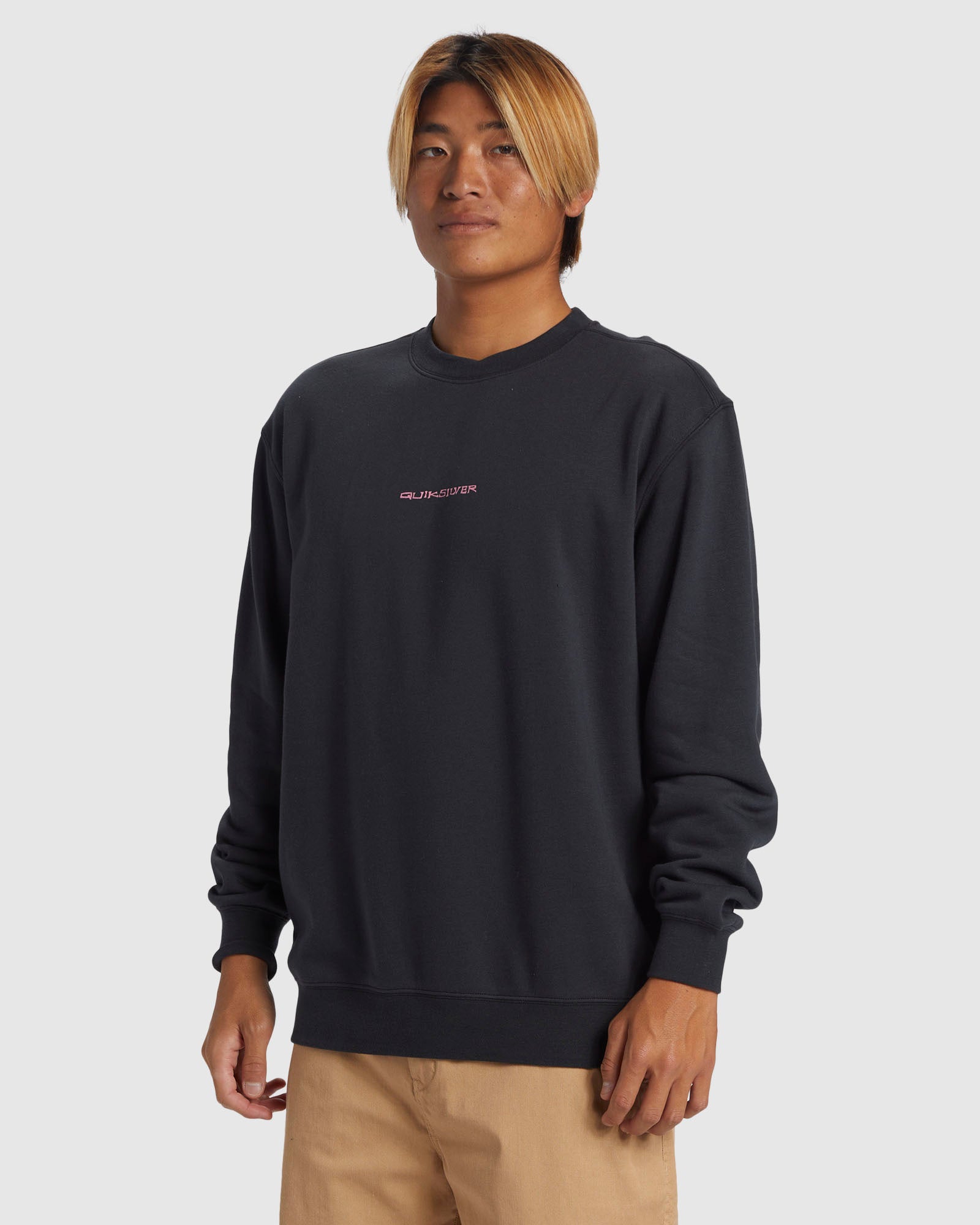 Mens Graphic Mix Pullover Sweatshirt