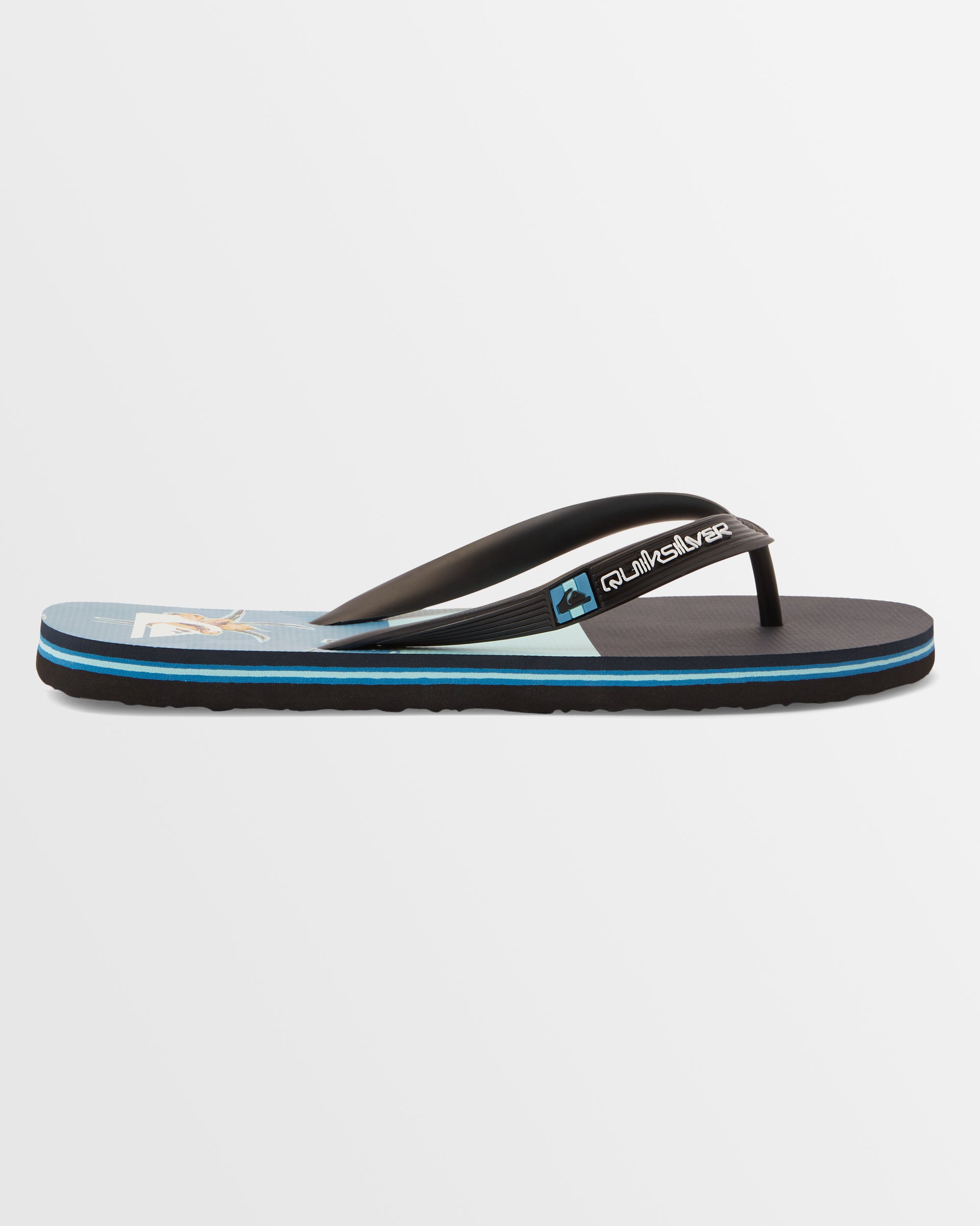 Mens Molokai Art Beach Flip-Flops