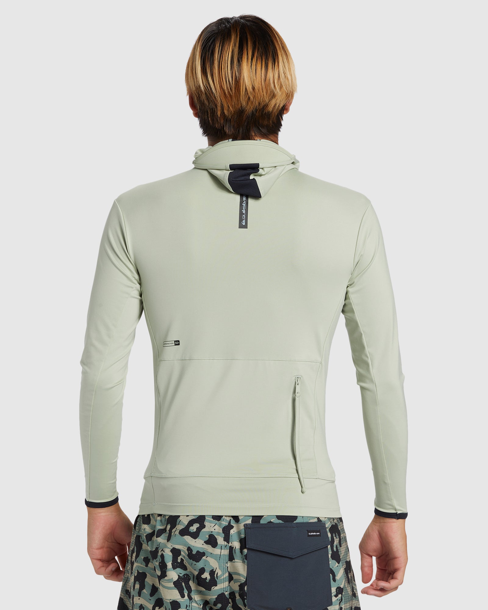 Mens Highline Long Sleeve Upf 50 Hooded Surf T-Shirt