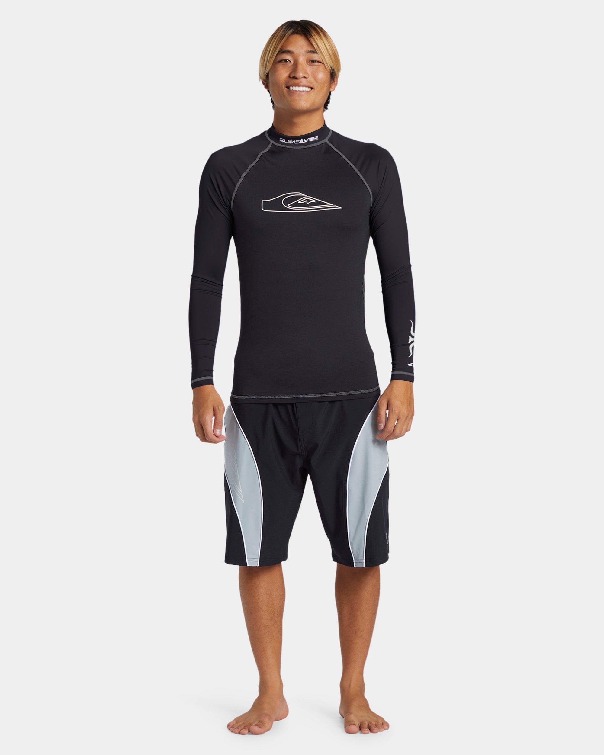 Mens Mercury Long Sleeve UPF 50 Rash Vest