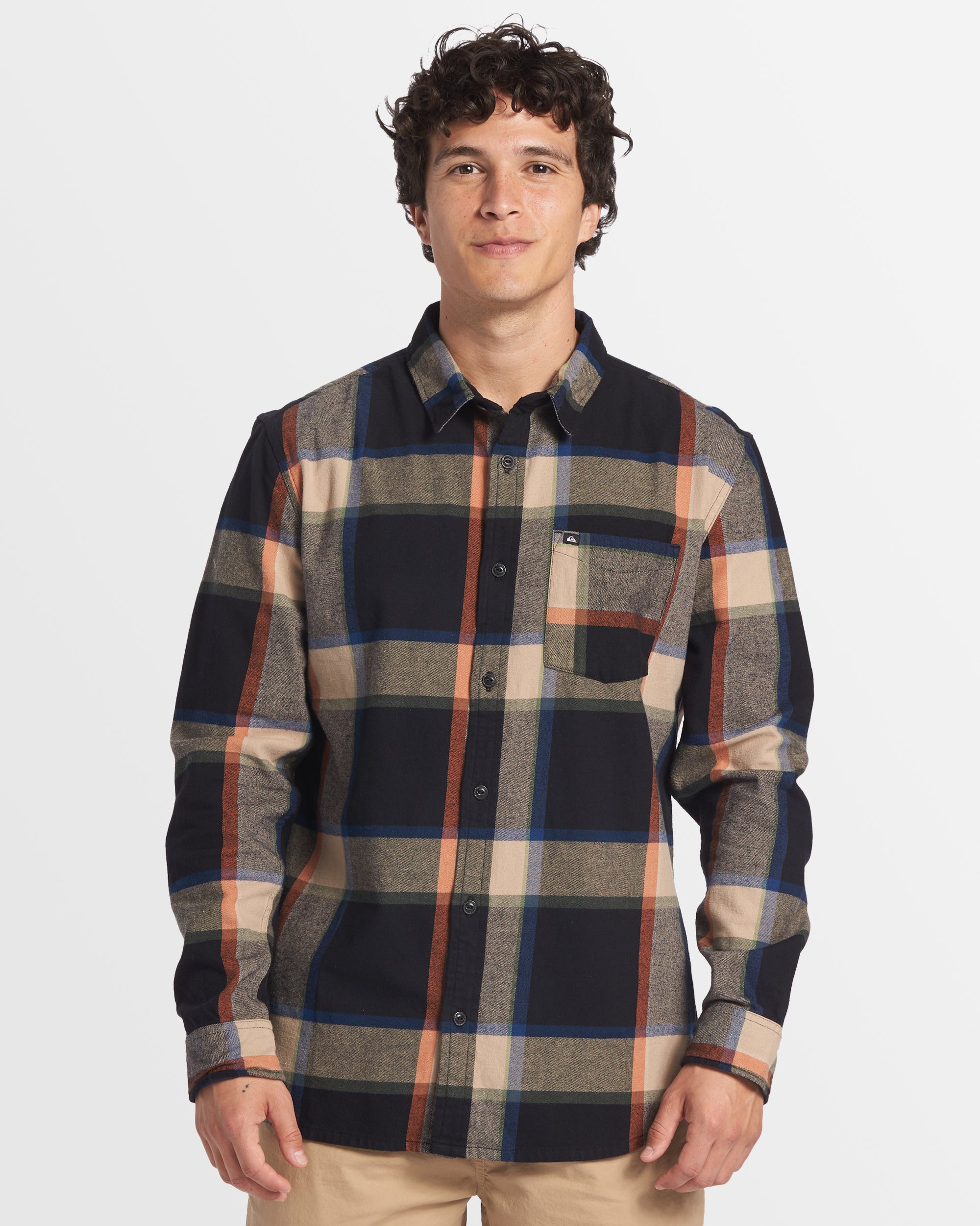 Quiksilver - Mens Bodie Flannel Long Sleeve Woven Shirt main image 0