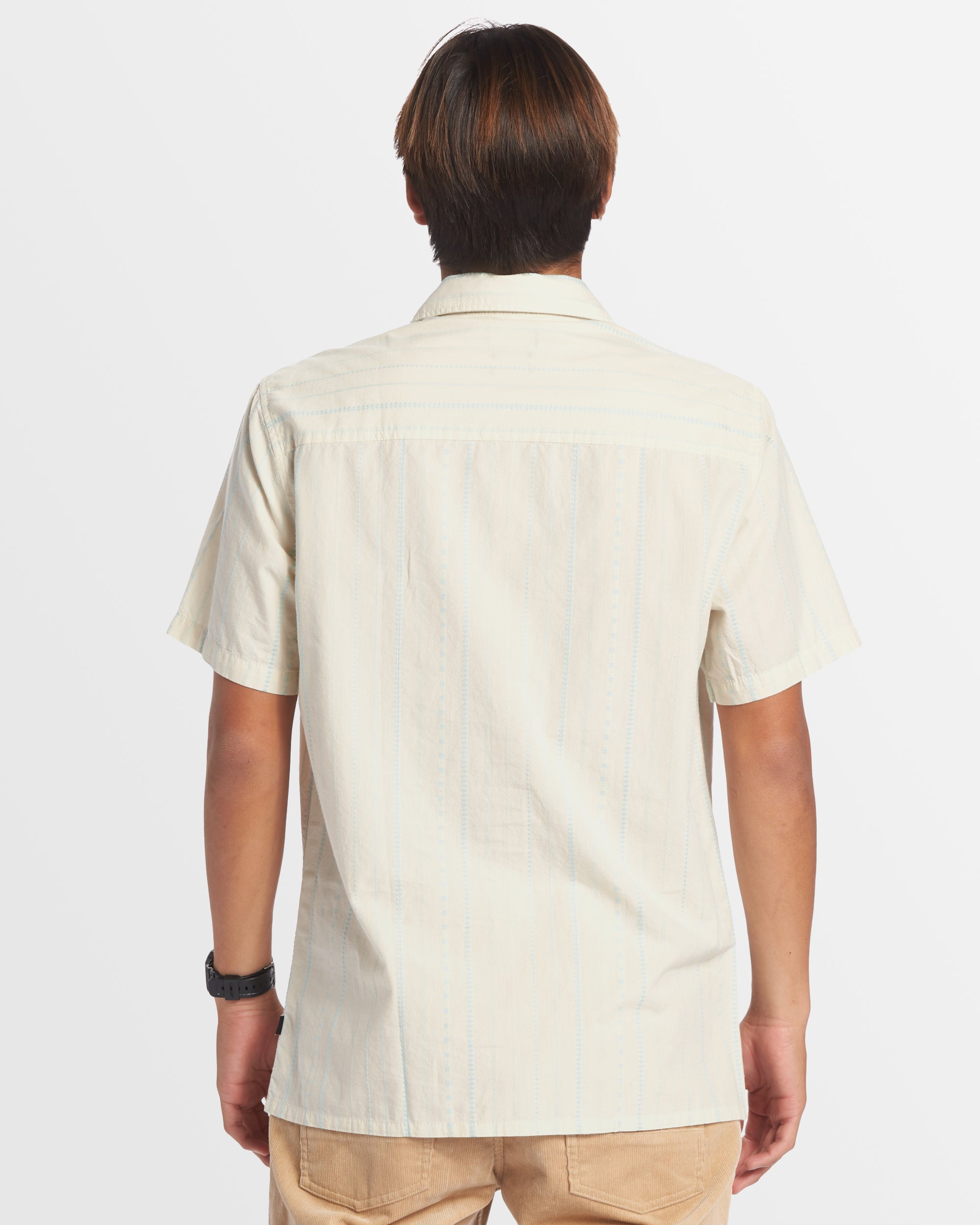 Mens Pacific Stripe Short Sleeve Shirt