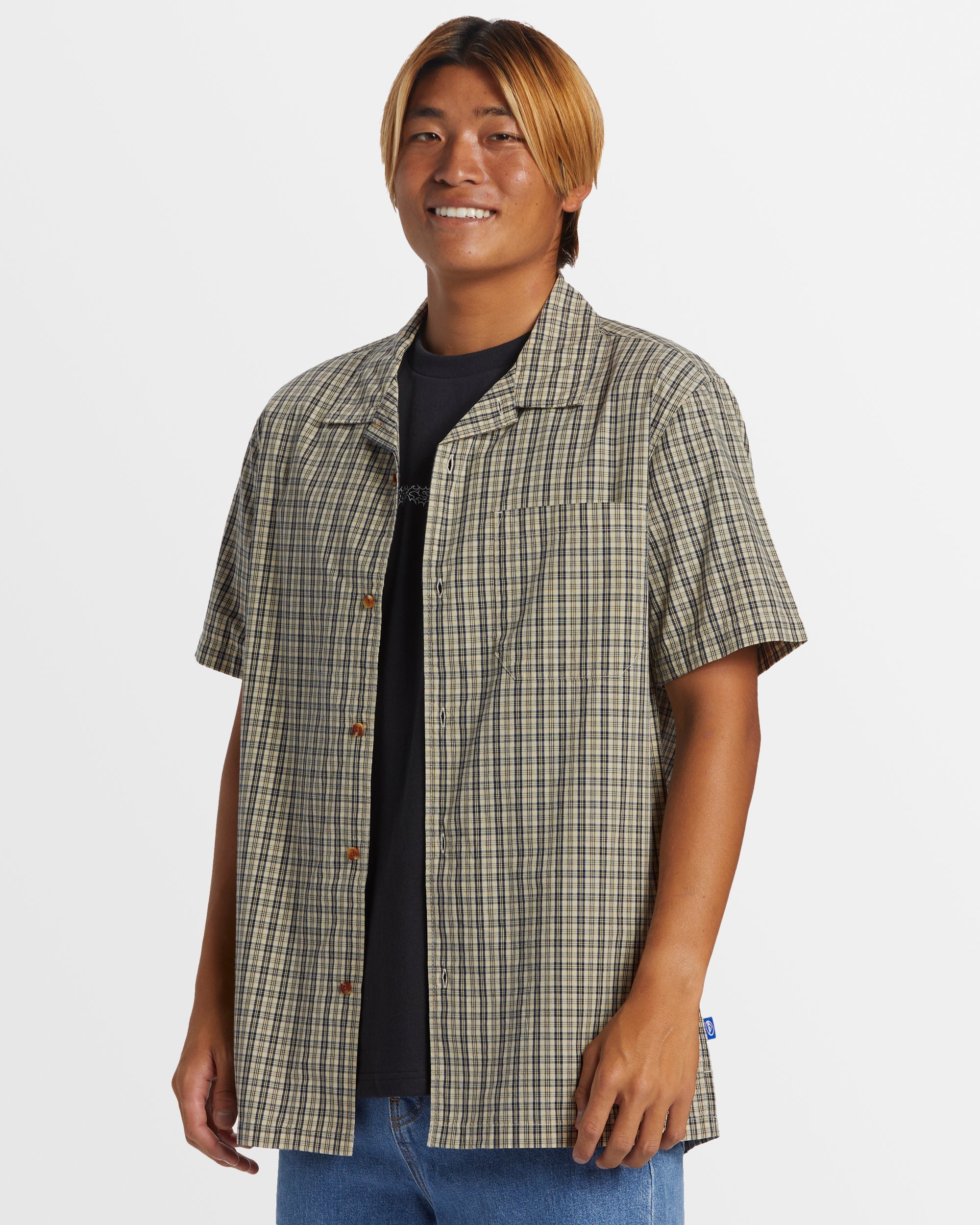 Mens Saturn Casual Short Sleeve Shirt