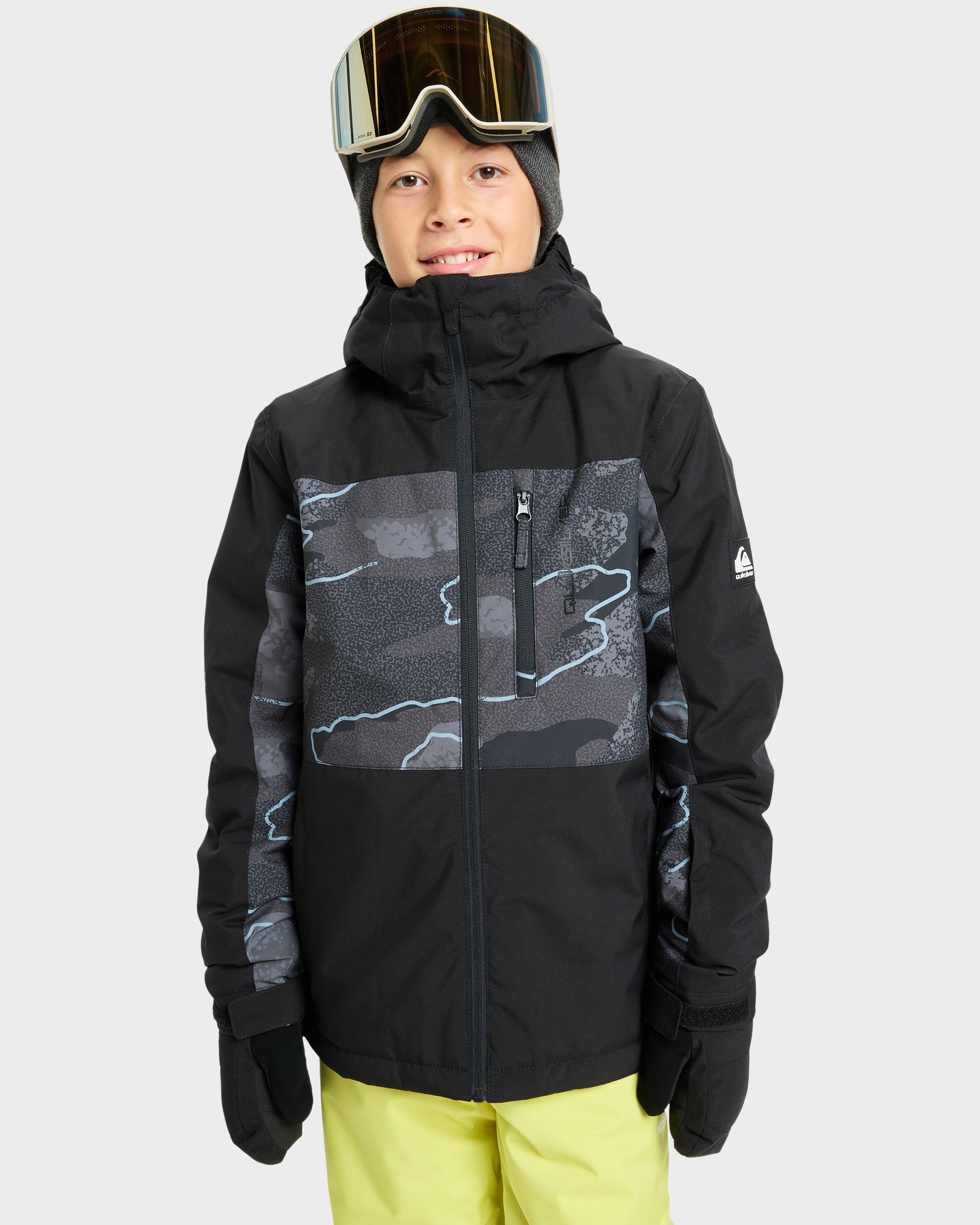 Boys 8-16 Side Hit Print Insulated Jacket