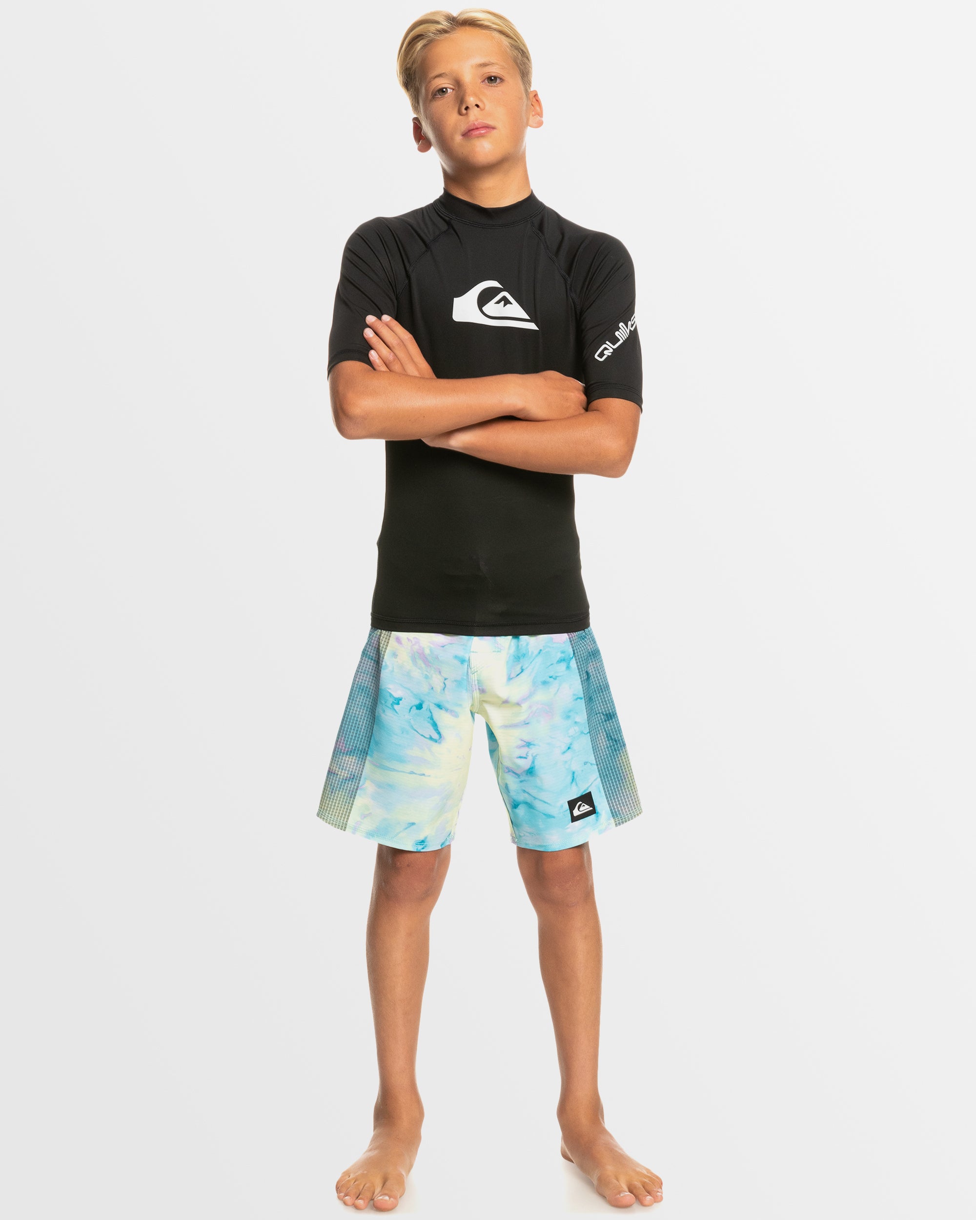 Boys 8-16 All Time Short Sleeve UPF 50 Rash Vest