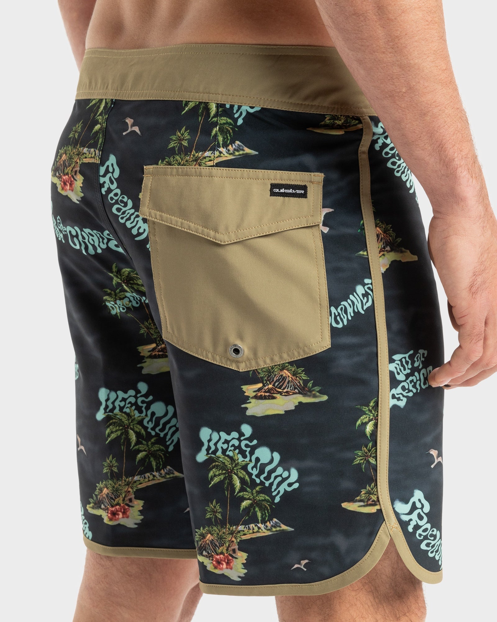 Mens Surfsilk Scallop 18" Boardshorts