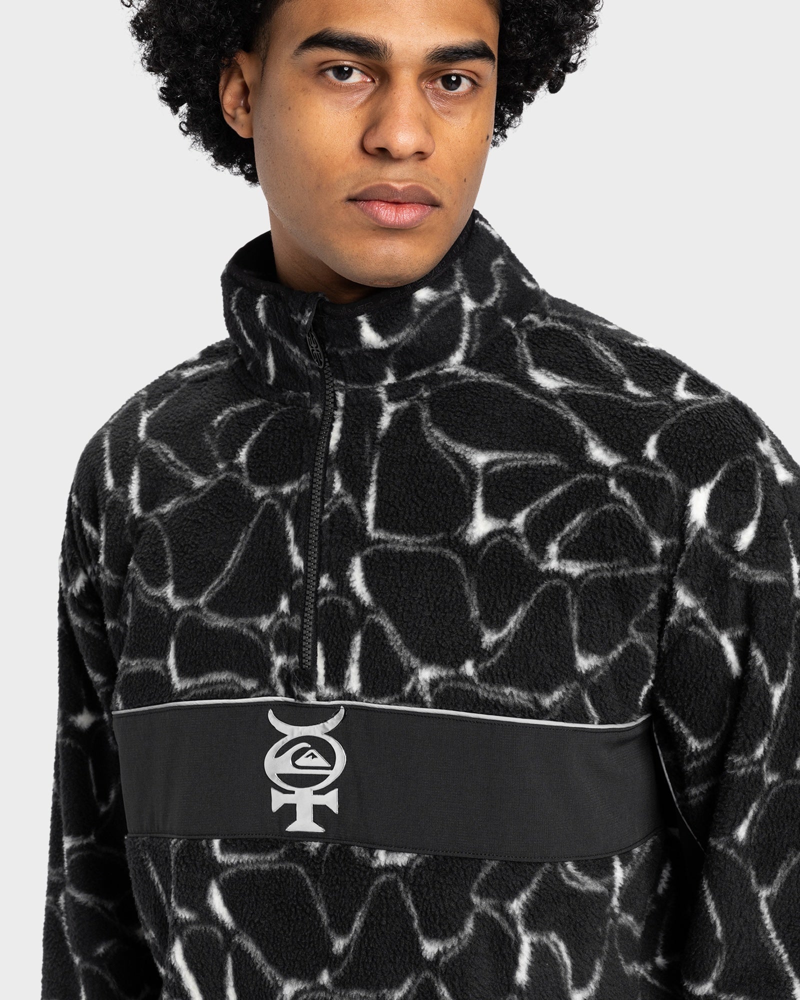 Mens Mercury Half Zip Polar Fleece Top