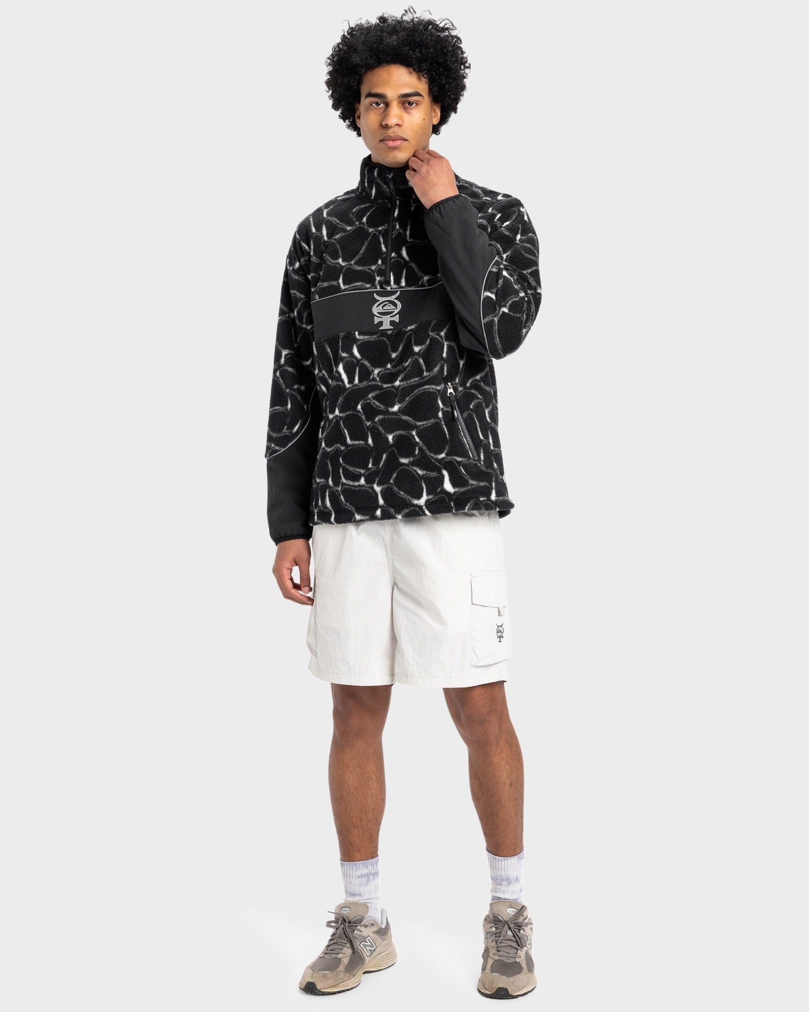 Mens Mercury Half Zip Polar Fleece Top