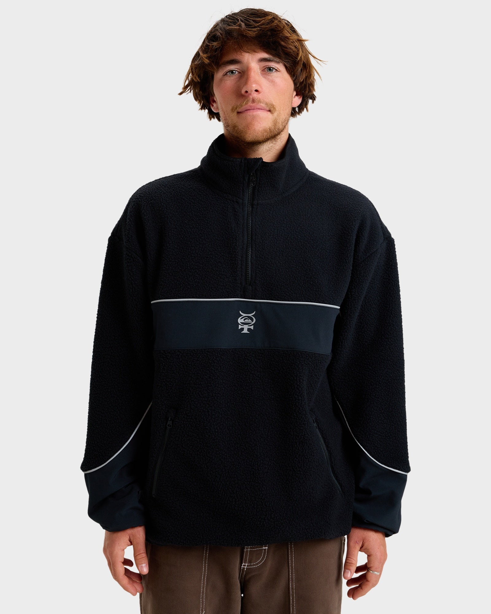 Mens Mercury Sherpa Half Zip Sweatshirt