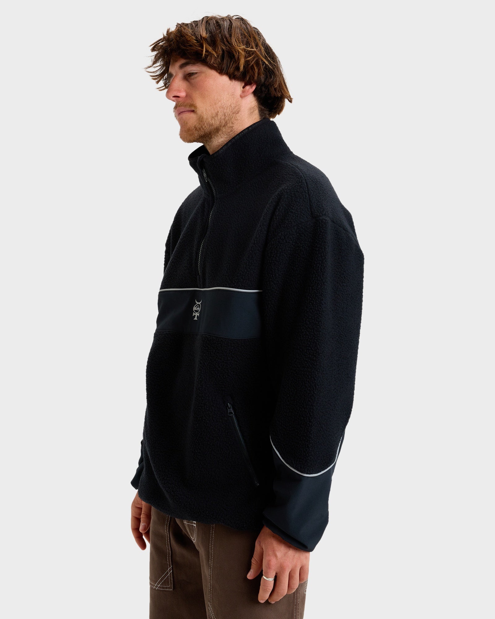 Mens Mercury Sherpa Half Zip Sweatshirt