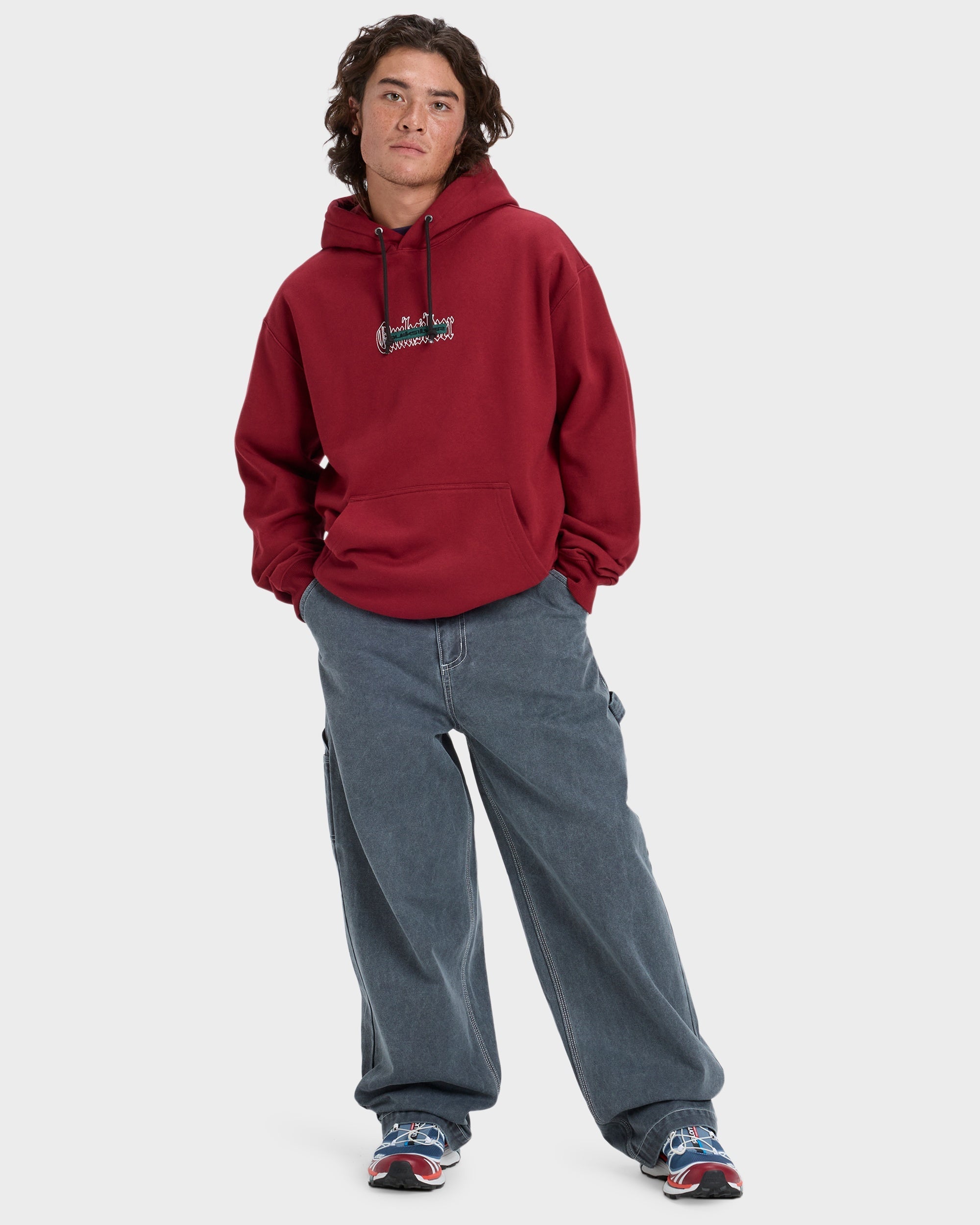 Mens Double Up Pullover Hoodie