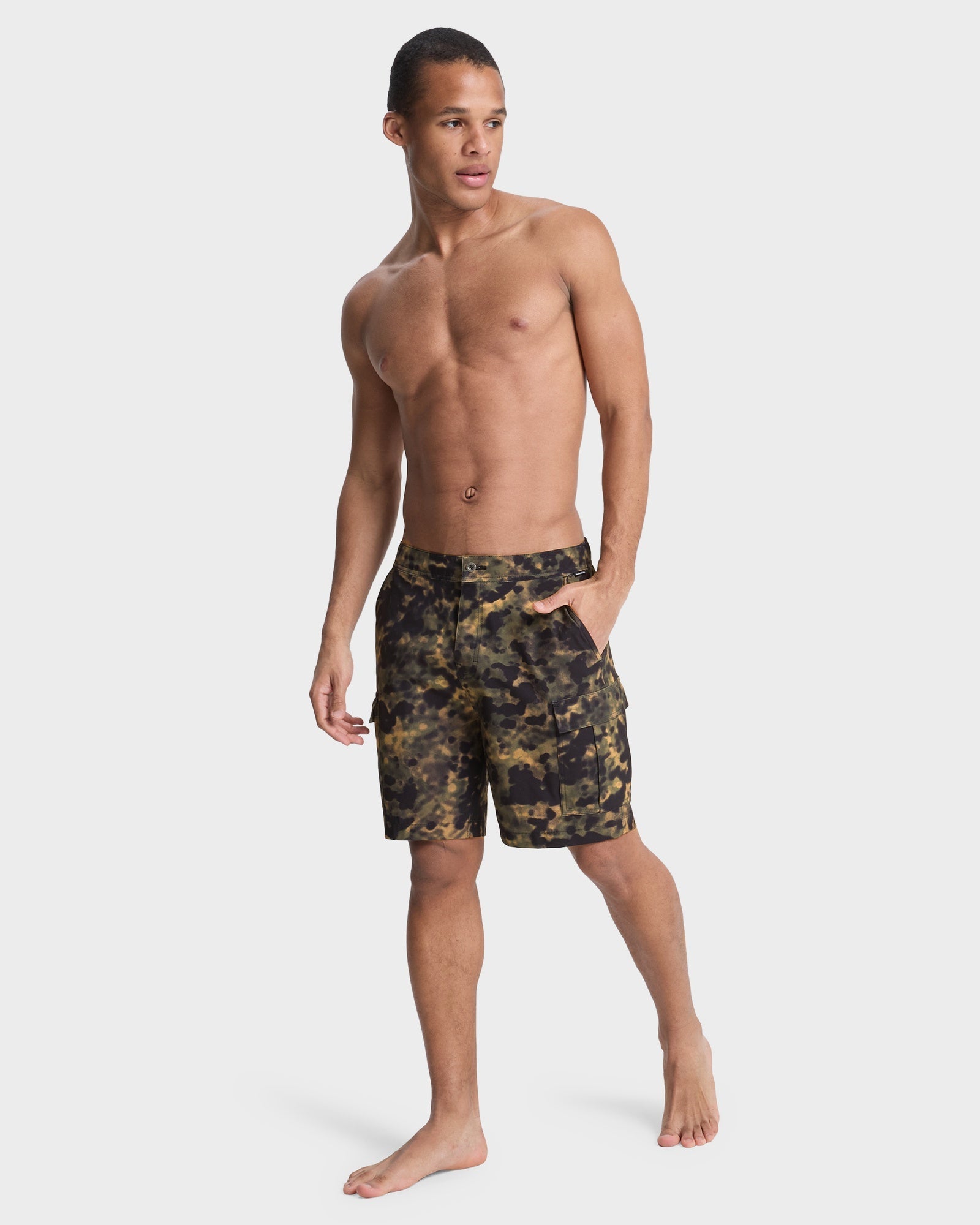 Mens Half Jam Cargo 19" Hybrid Shorts