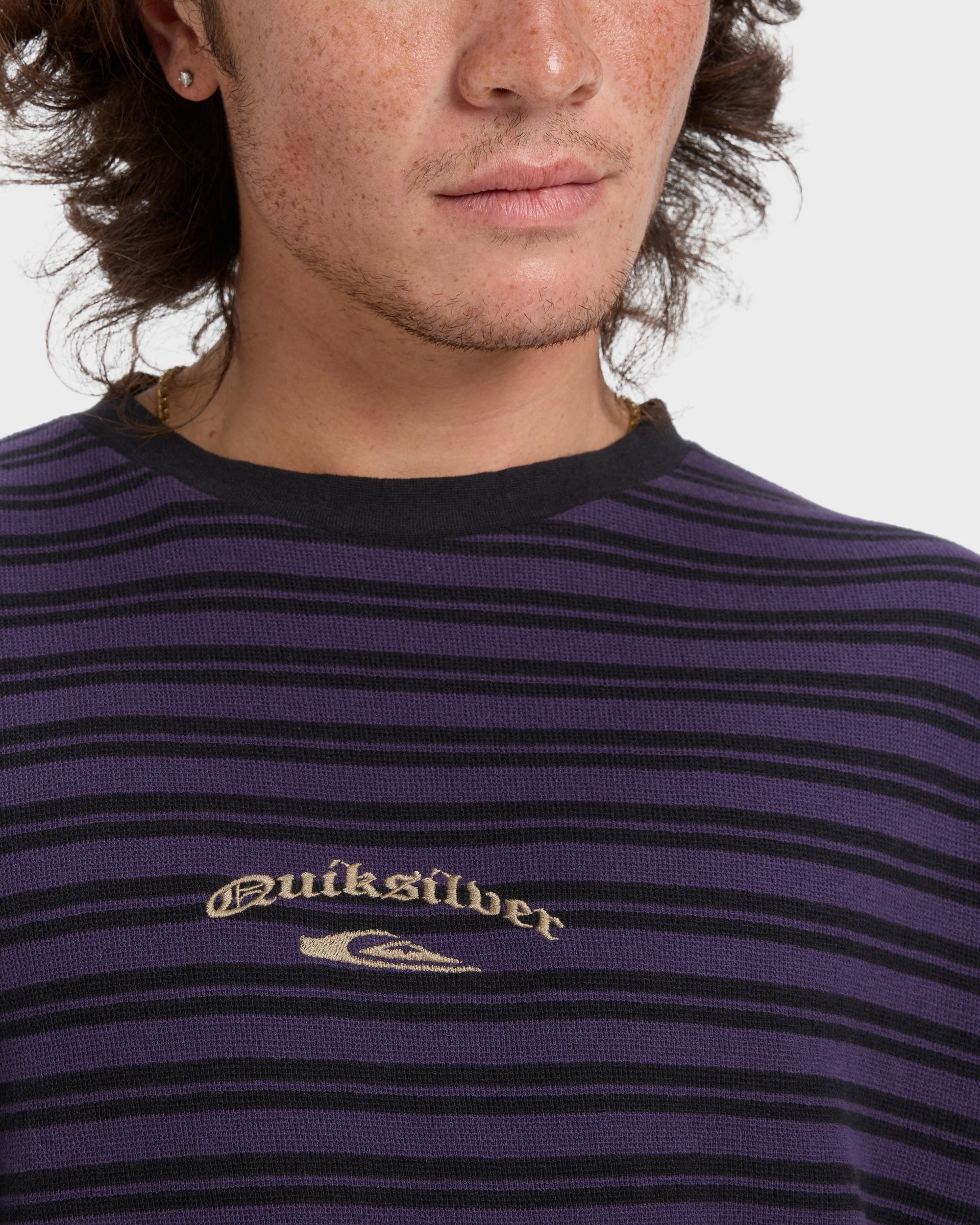 Mens Mercury Old Hoop Long Sleeve T-Shirt