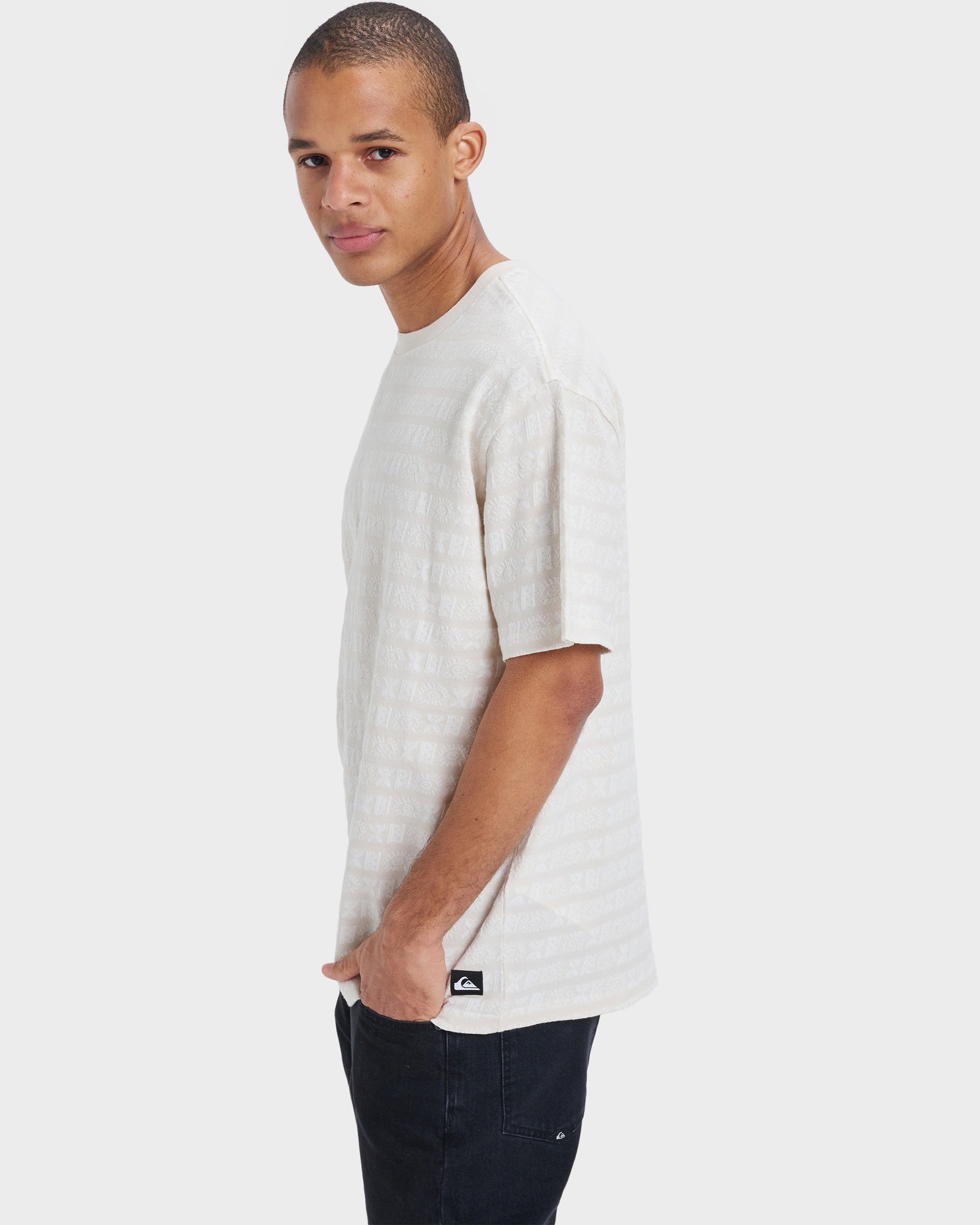 Mens Wind Jacquard T-Shirt