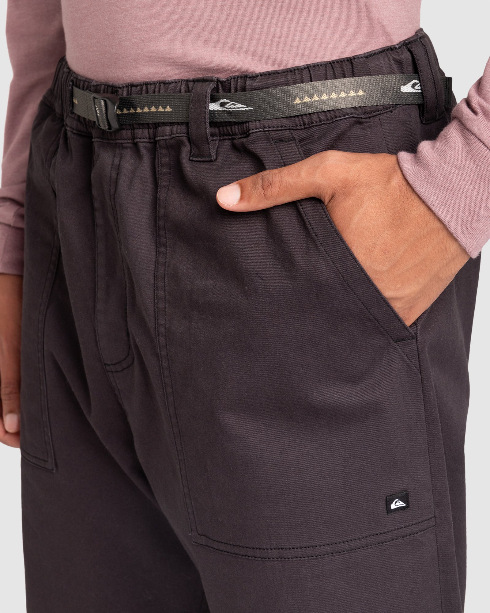 Mens Run Ashore Elastic Waist Pants