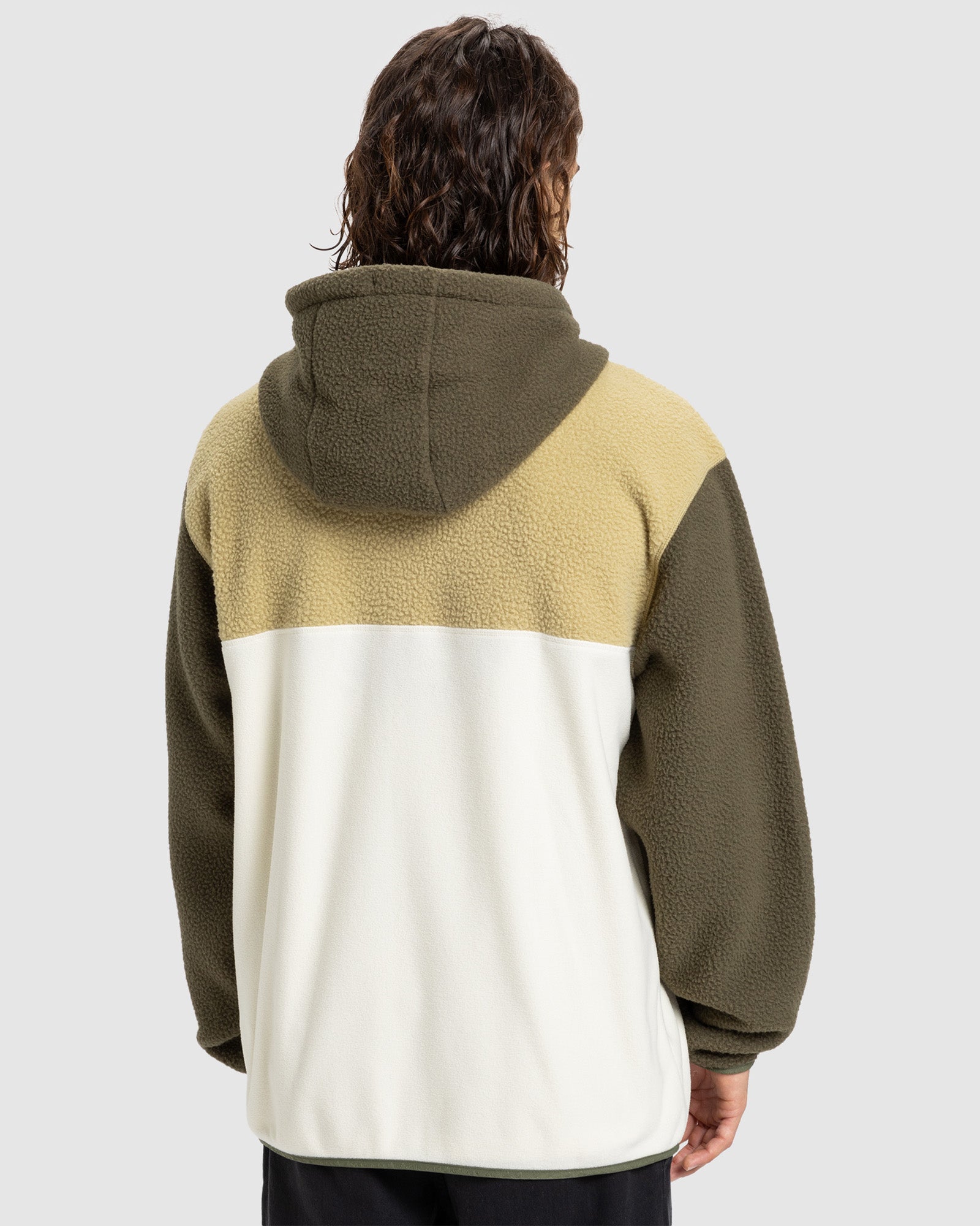 Mens Ocean View Mix Up Fleece Hoodie