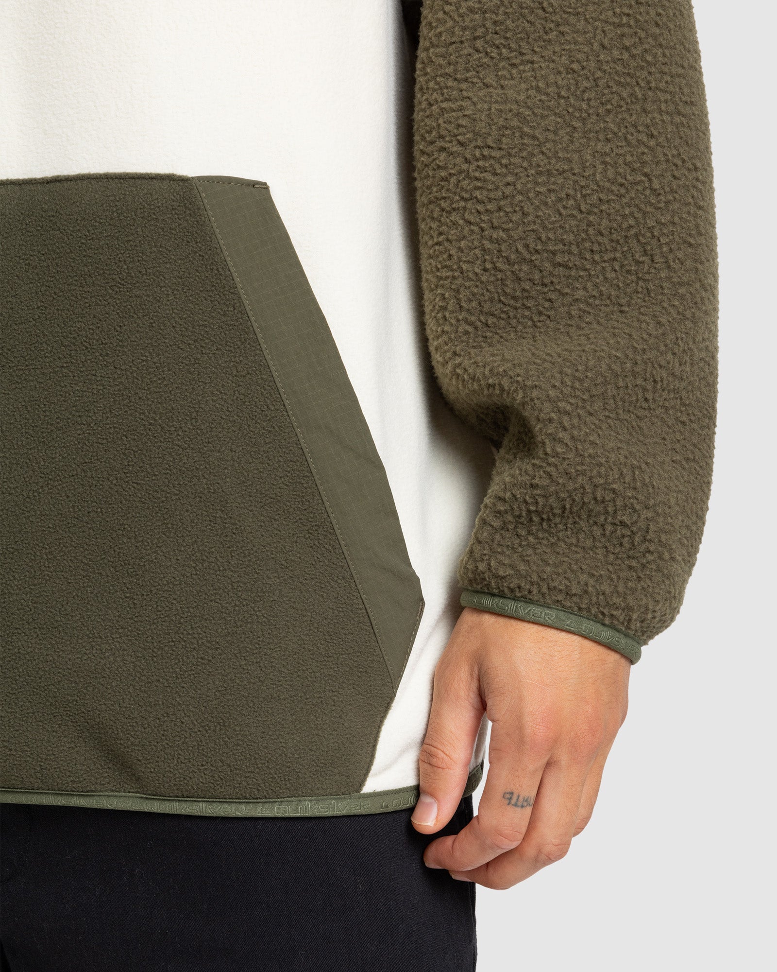 Mens Ocean View Mix Up Fleece Hoodie