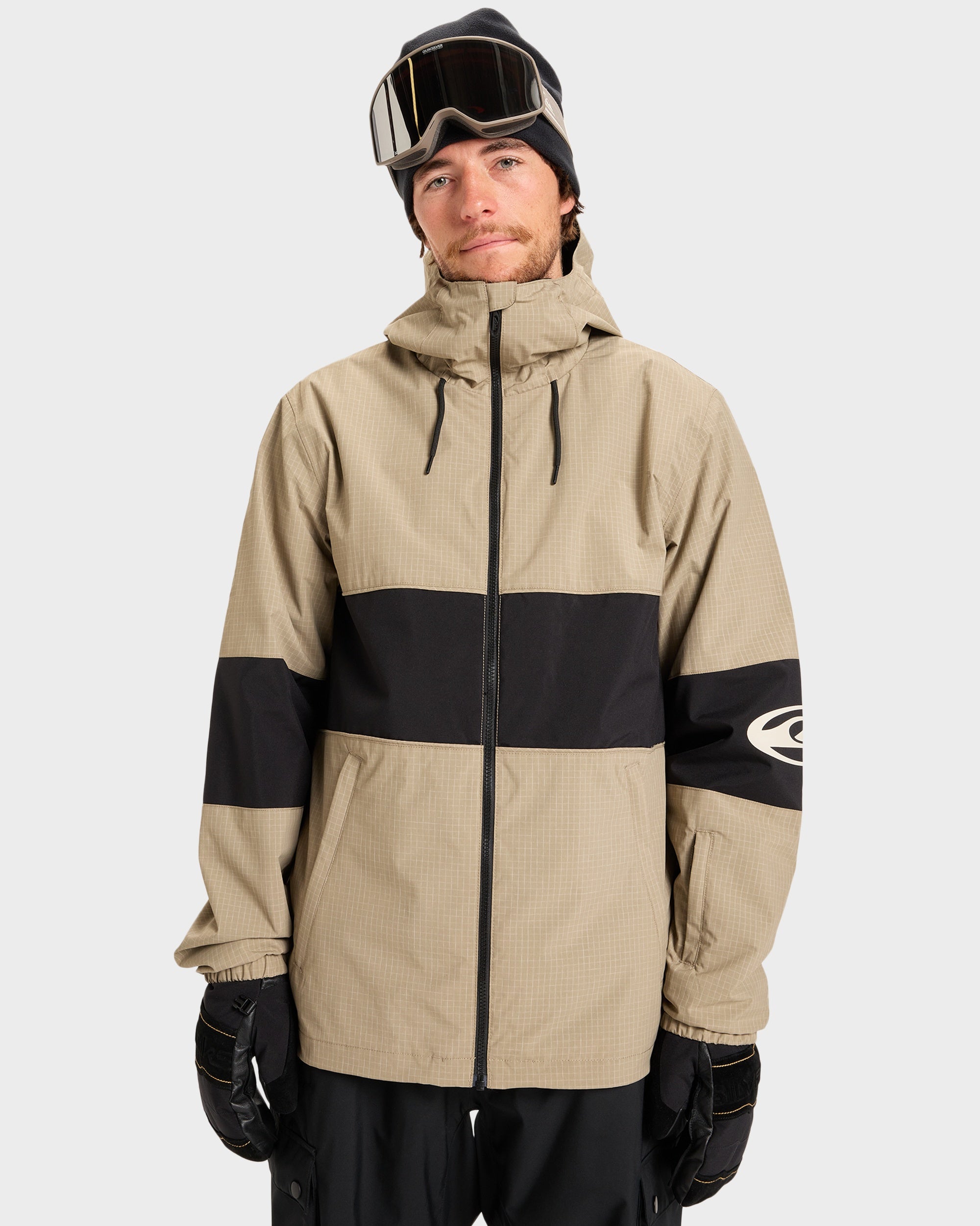 Mens High In The Hood Snow Jacket – Fallen Rock – Quiksilver AU