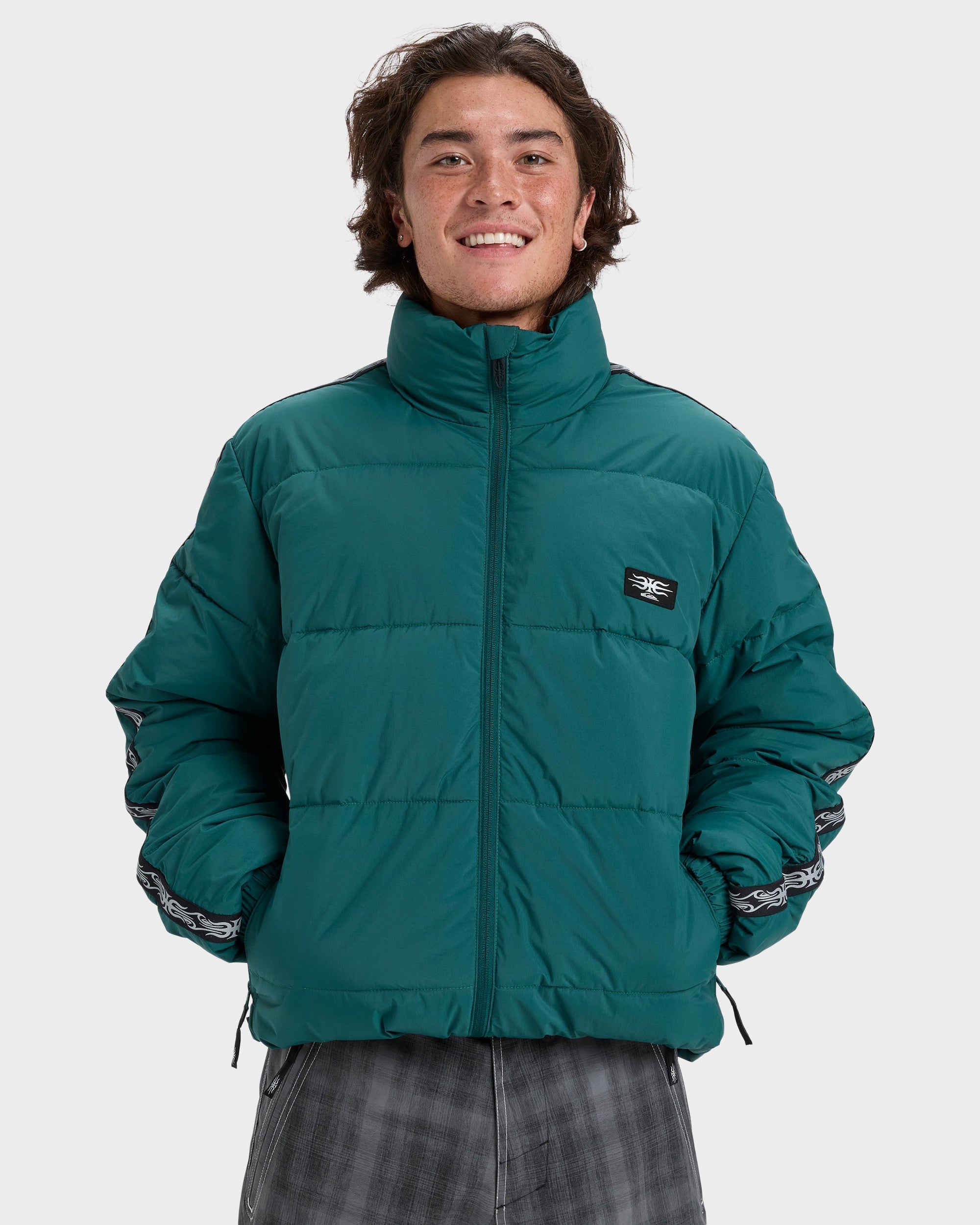 Mens Puff The Dragon Snow Jacket – Botanical Garden – Quiksilver AU