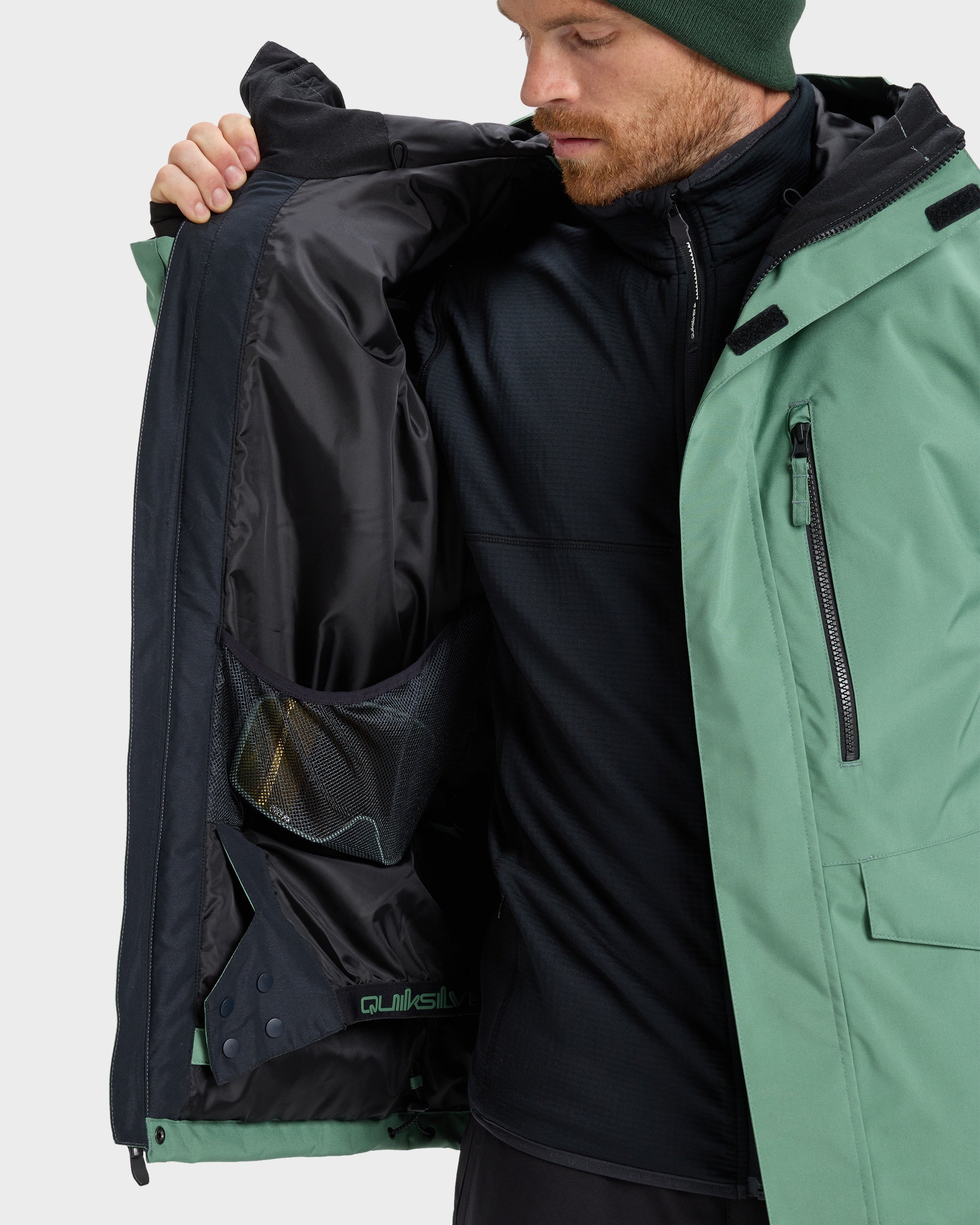 Mens Mission Solid Snow Jacket