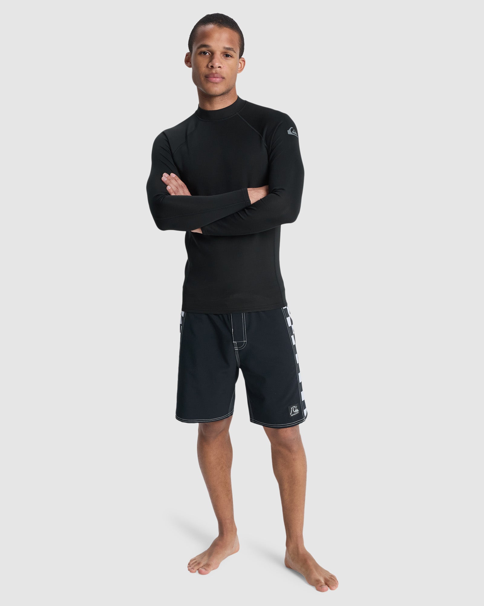 Mens Heat Long Sleeve Rash Vest