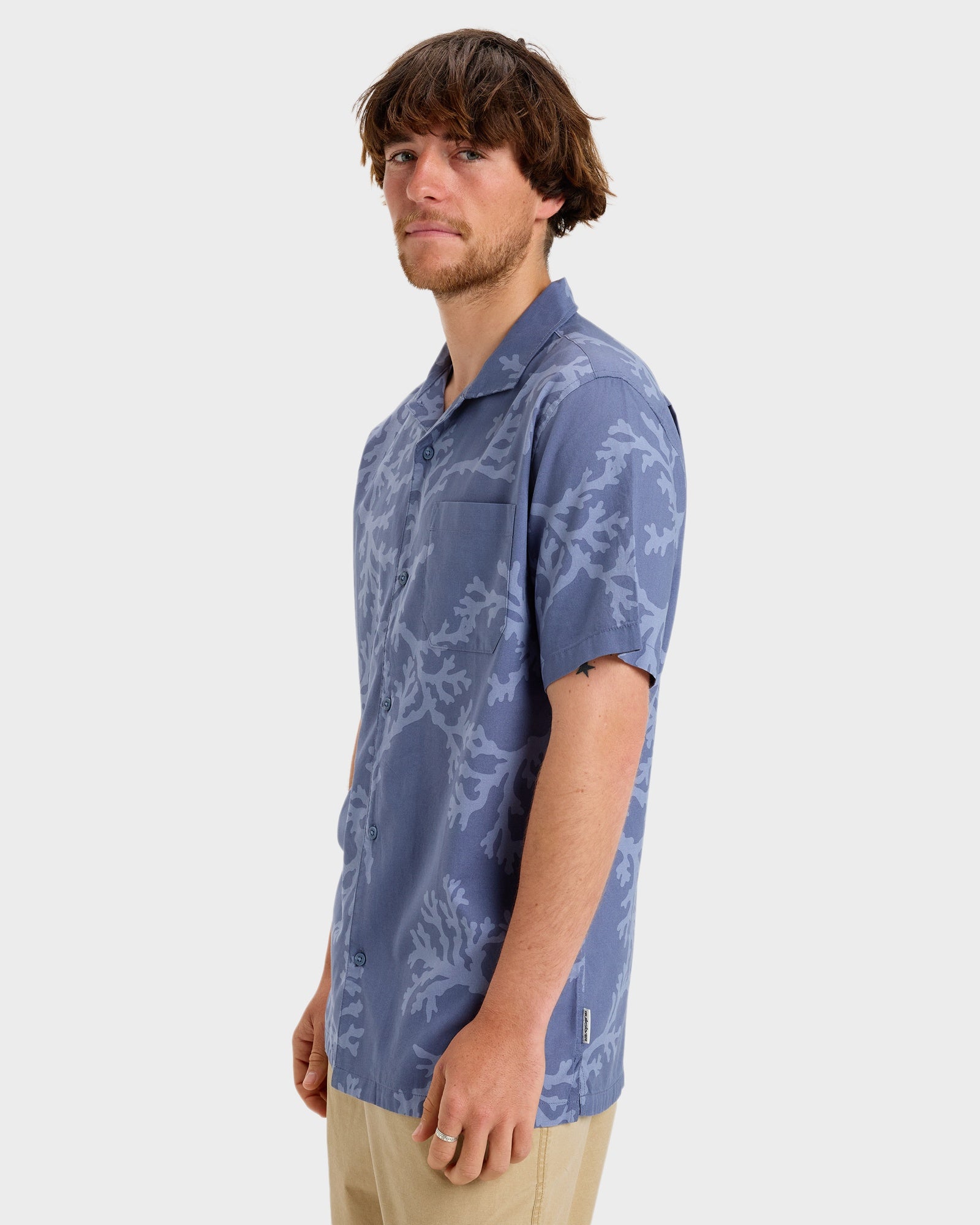 Mens Beach Club Short Sleeve Shirt