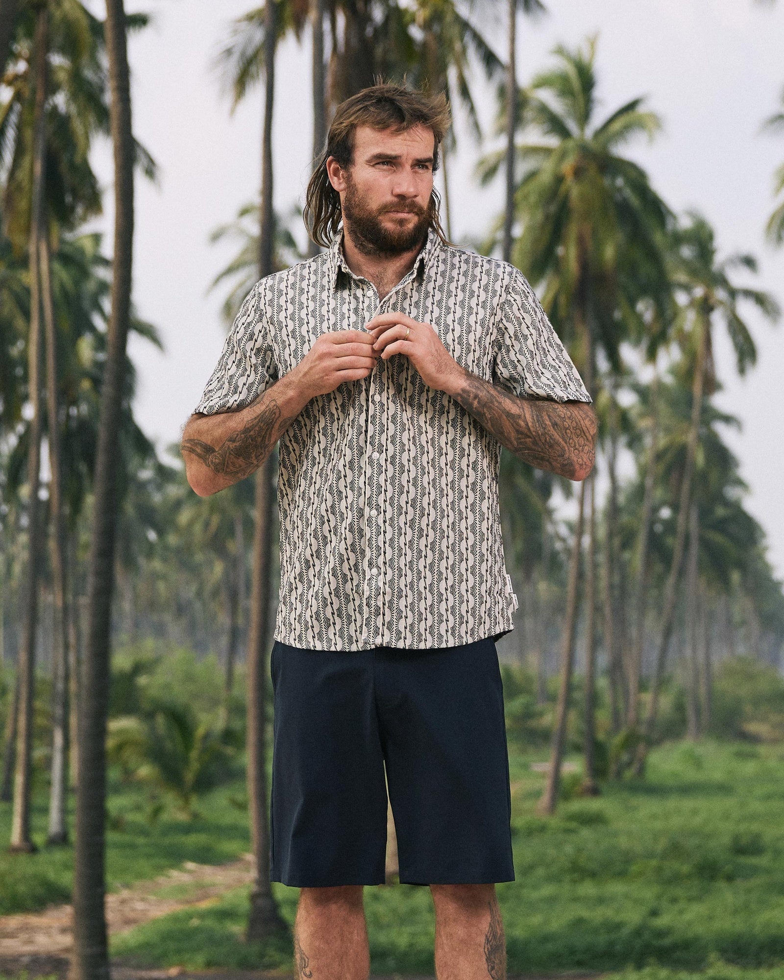 Mens Horizons Short Sleeve Shirt