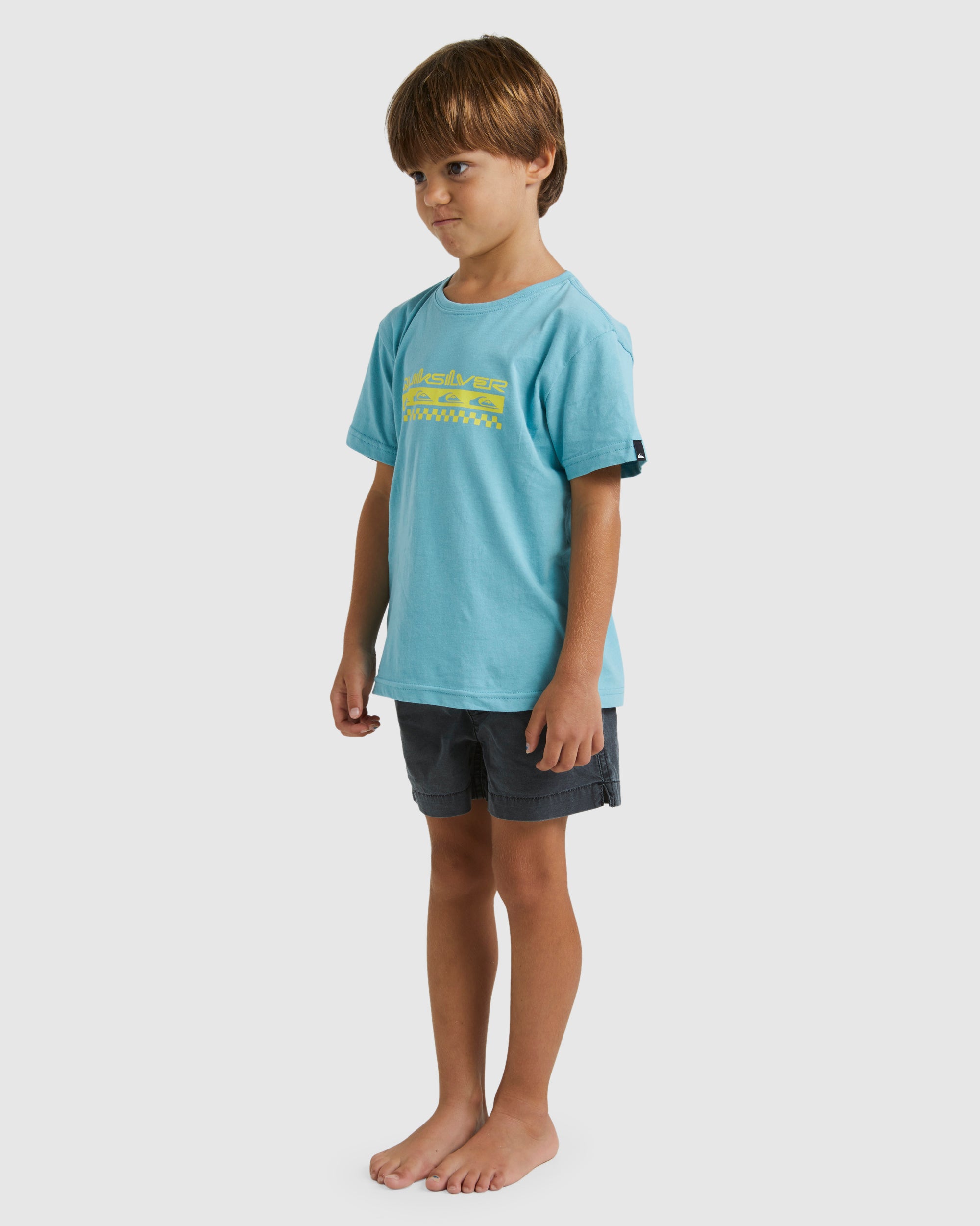 Boys 2-7 Omni Check Turn T-Shirt