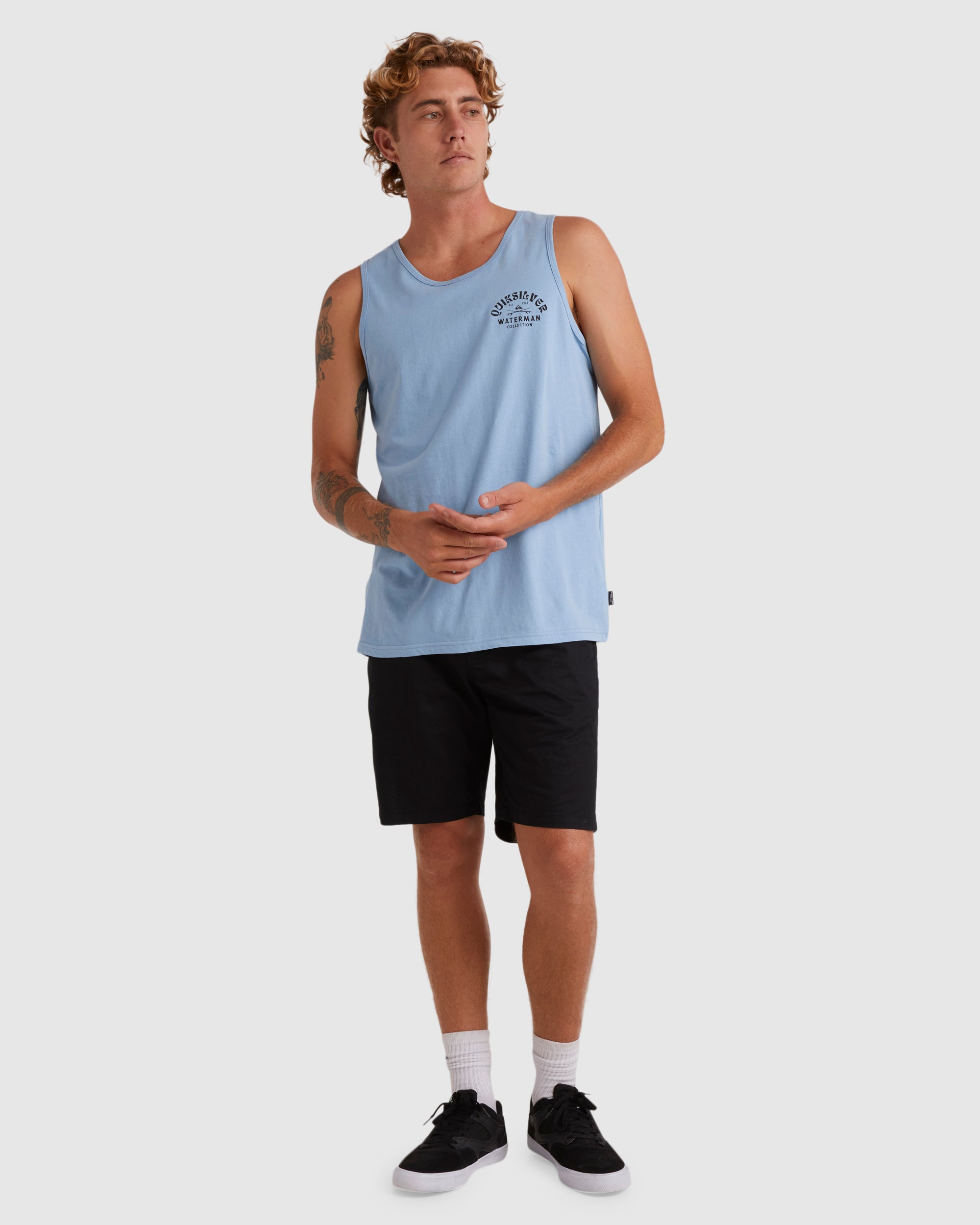 Mens Deep Water Muscle Vest Top