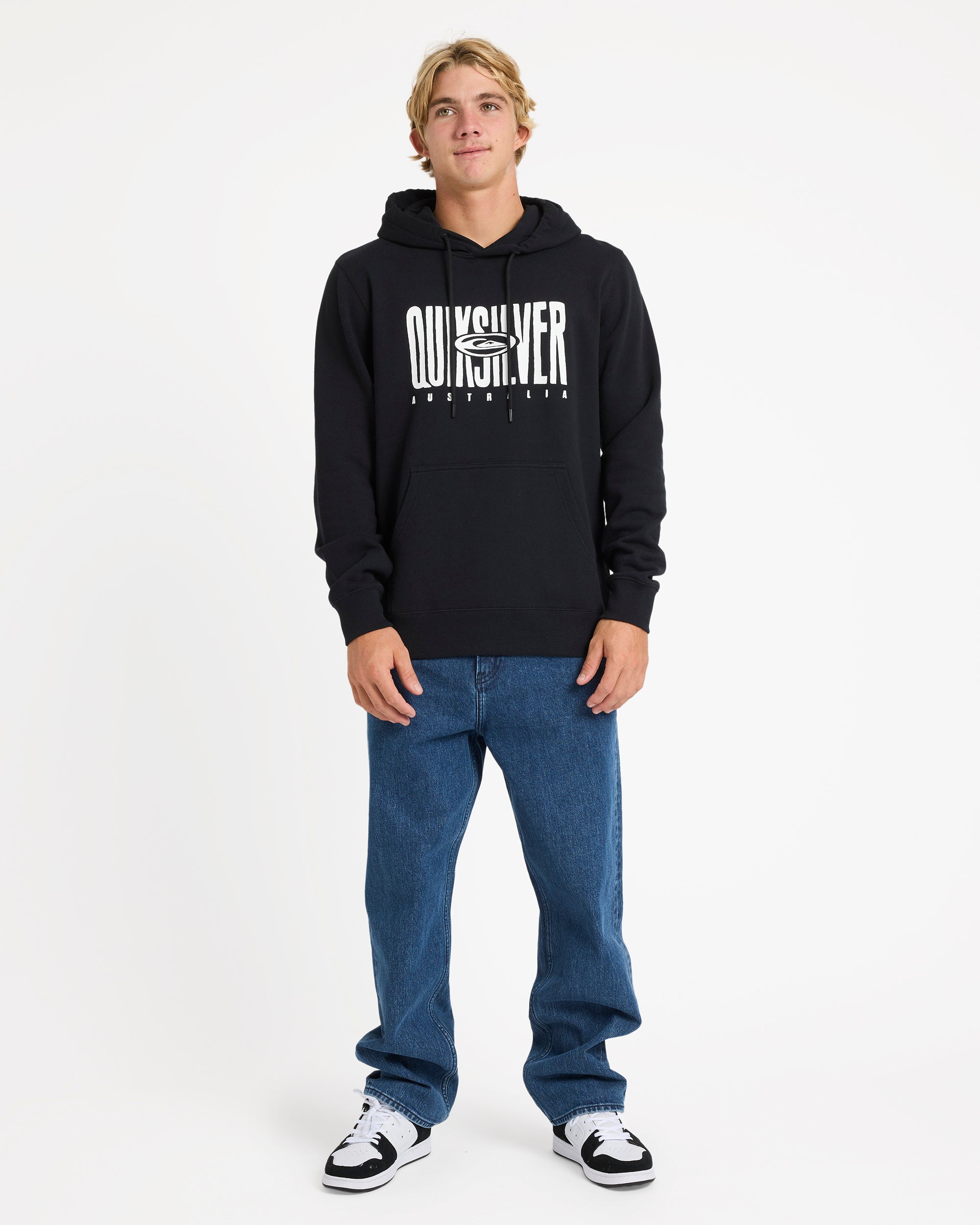 Mens Aus Stack Pullover Hoodie