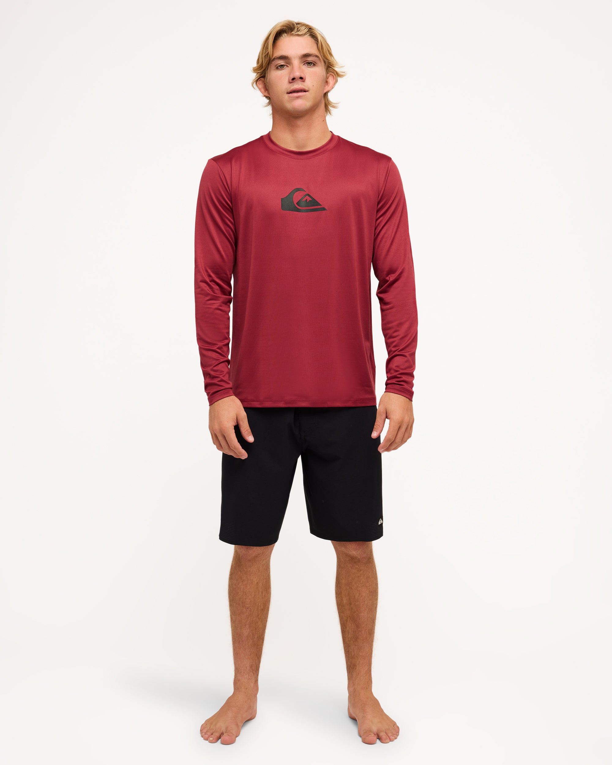 Mens Solid Streak Surf Shirt
