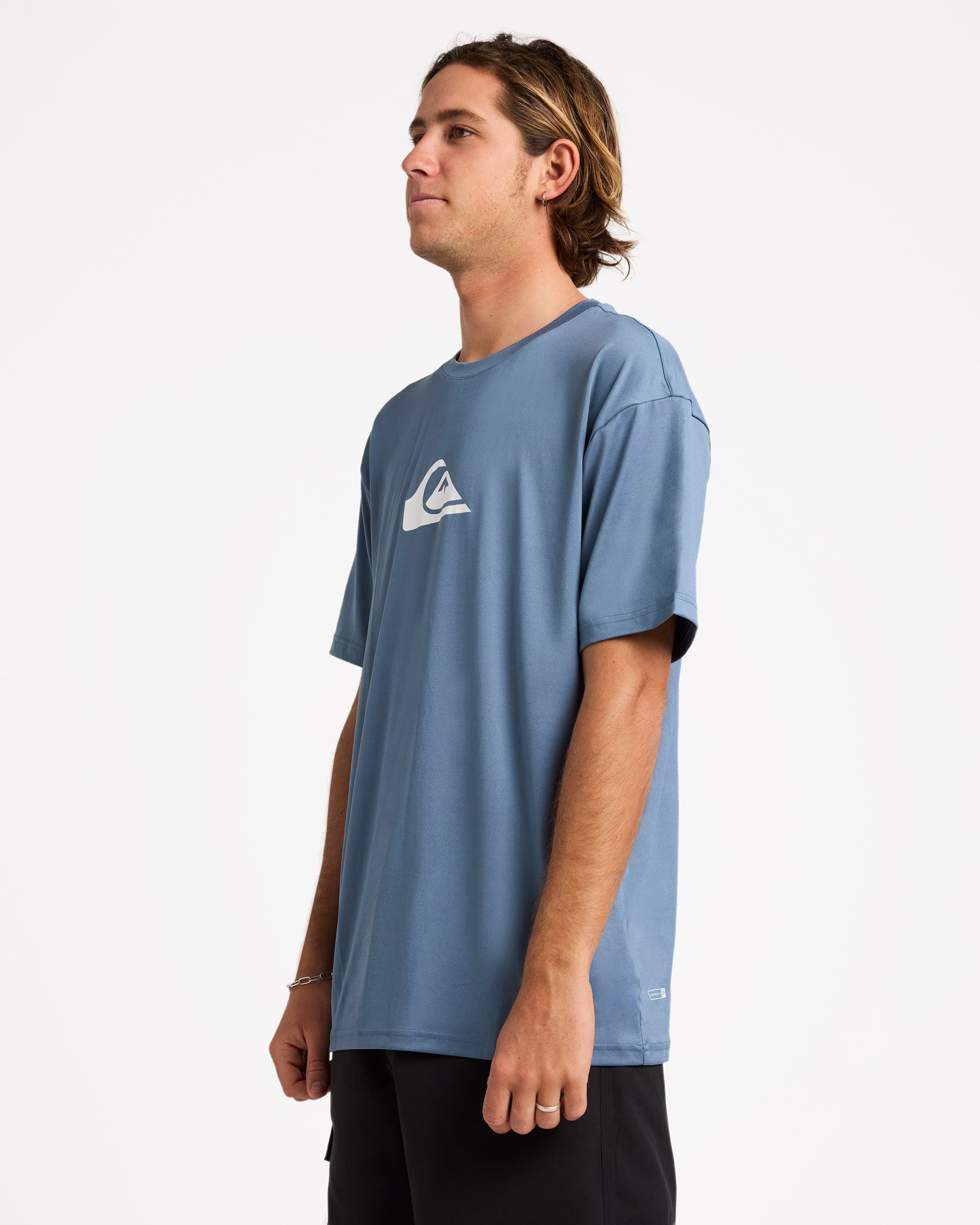Mens Solid Streak Surf Shirt