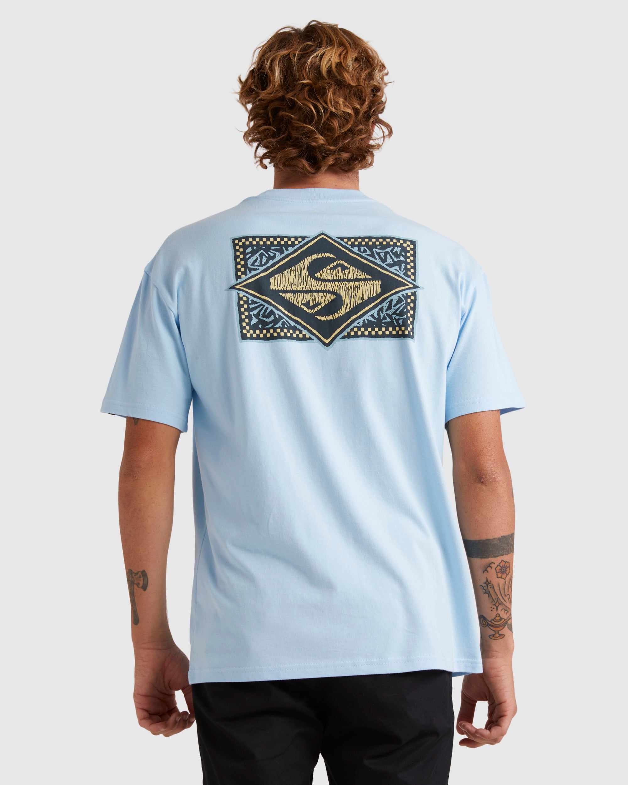Mens Back Flash Oversized T-shirt