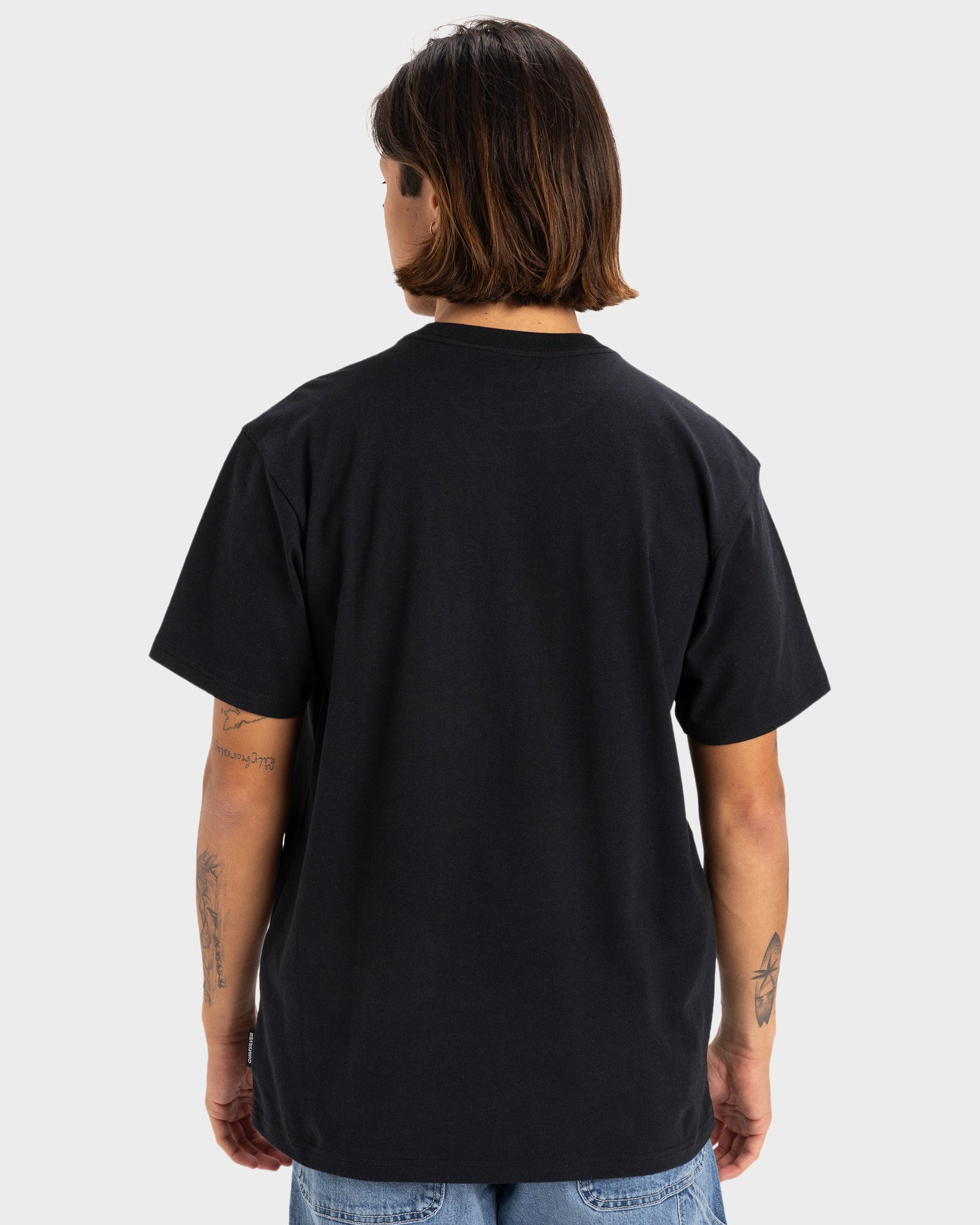 Mens Quiksilver Rushed Logo Dna T-Shirt