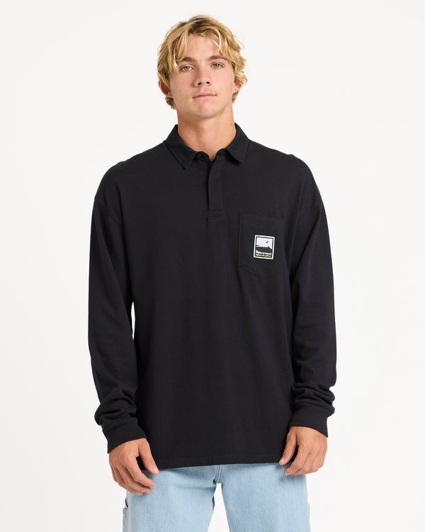 Mens Mercury Rugby Long Sleeve T-Shirt