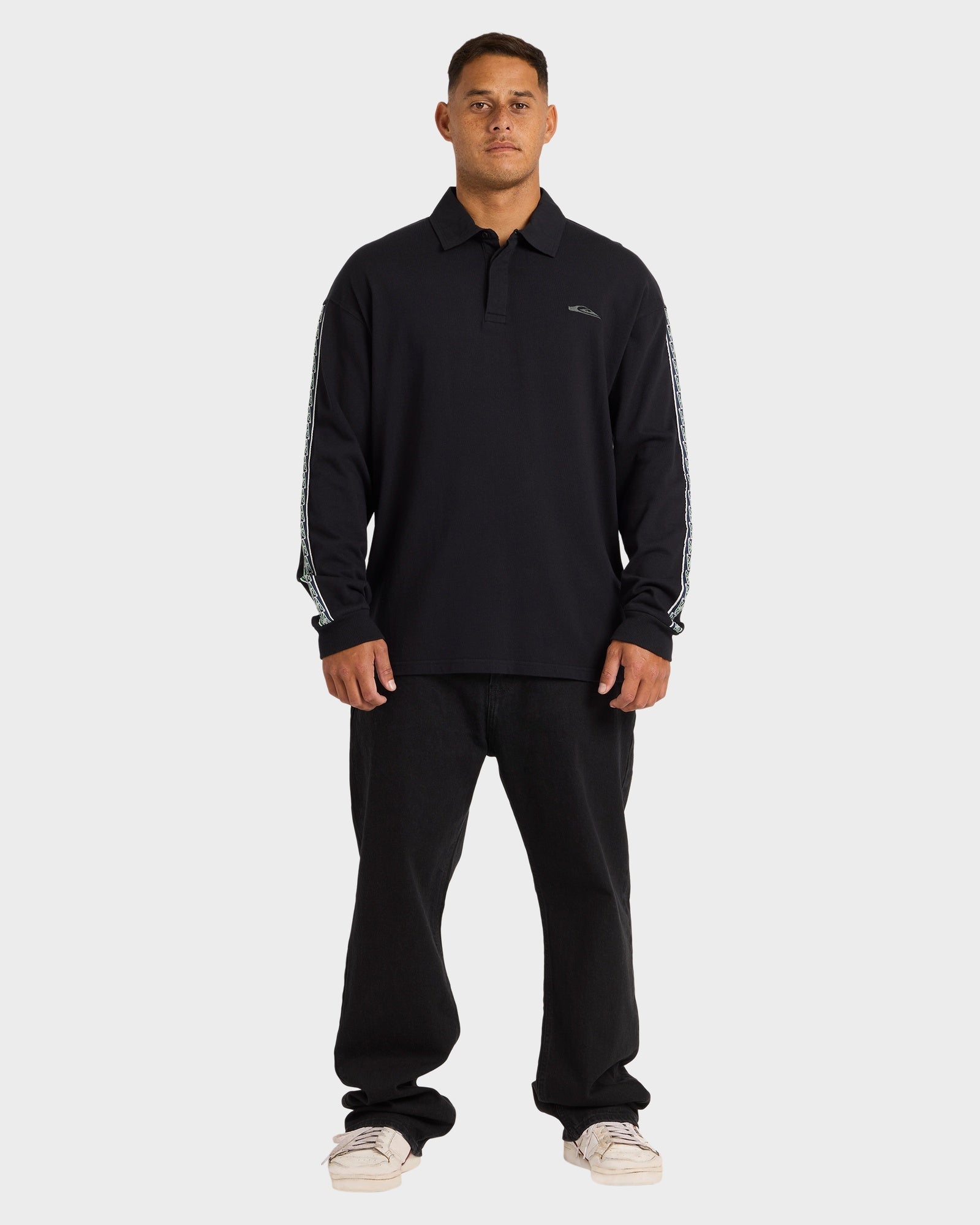 Mens Kehu Pu-Tawhiro Polo Long Sleeve Shirt