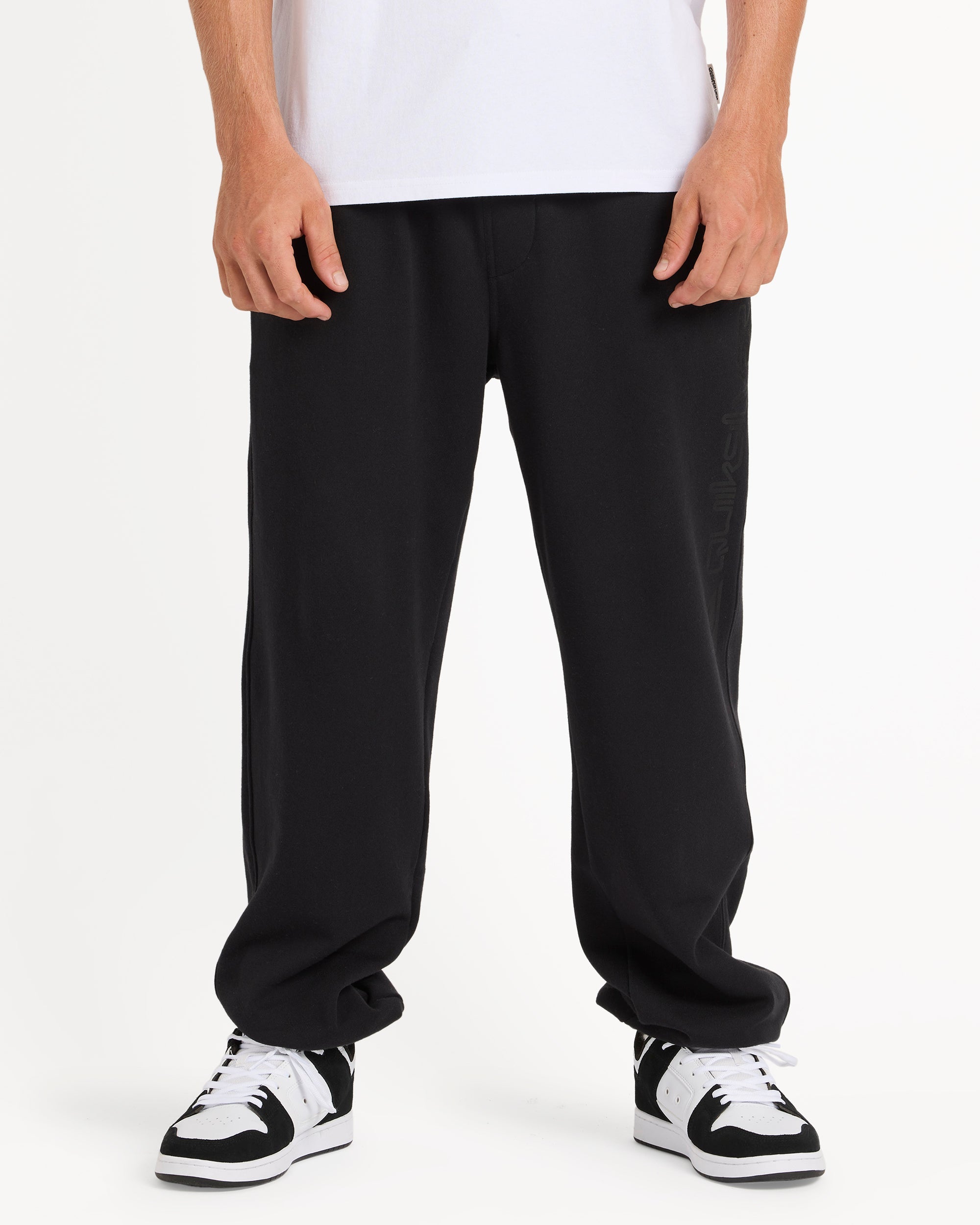 Mens Graphic Track Pants – Black – Quiksilver AU
