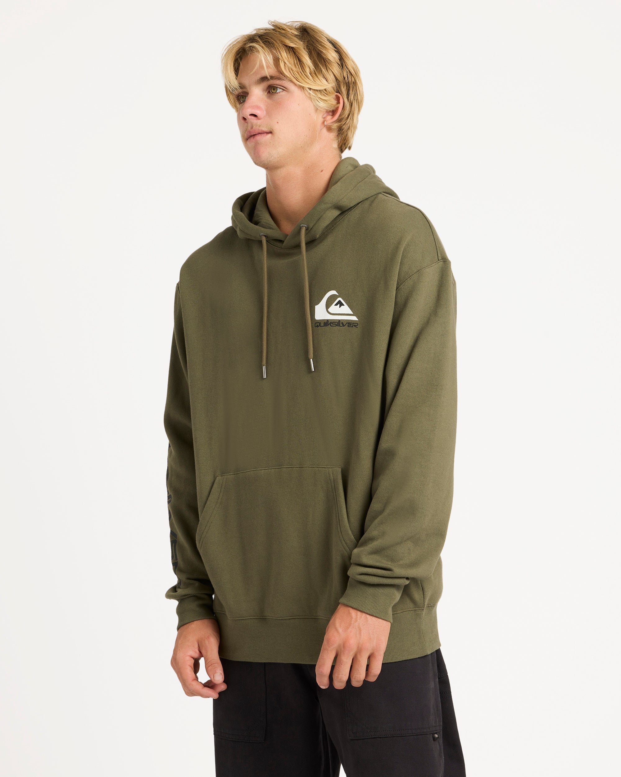 新品　BRIEFING MEN’S LOGO HOODIE オリーブL Mens Omni Logo Pullover Hoodie – Grape Leaf – Quiksilver AU