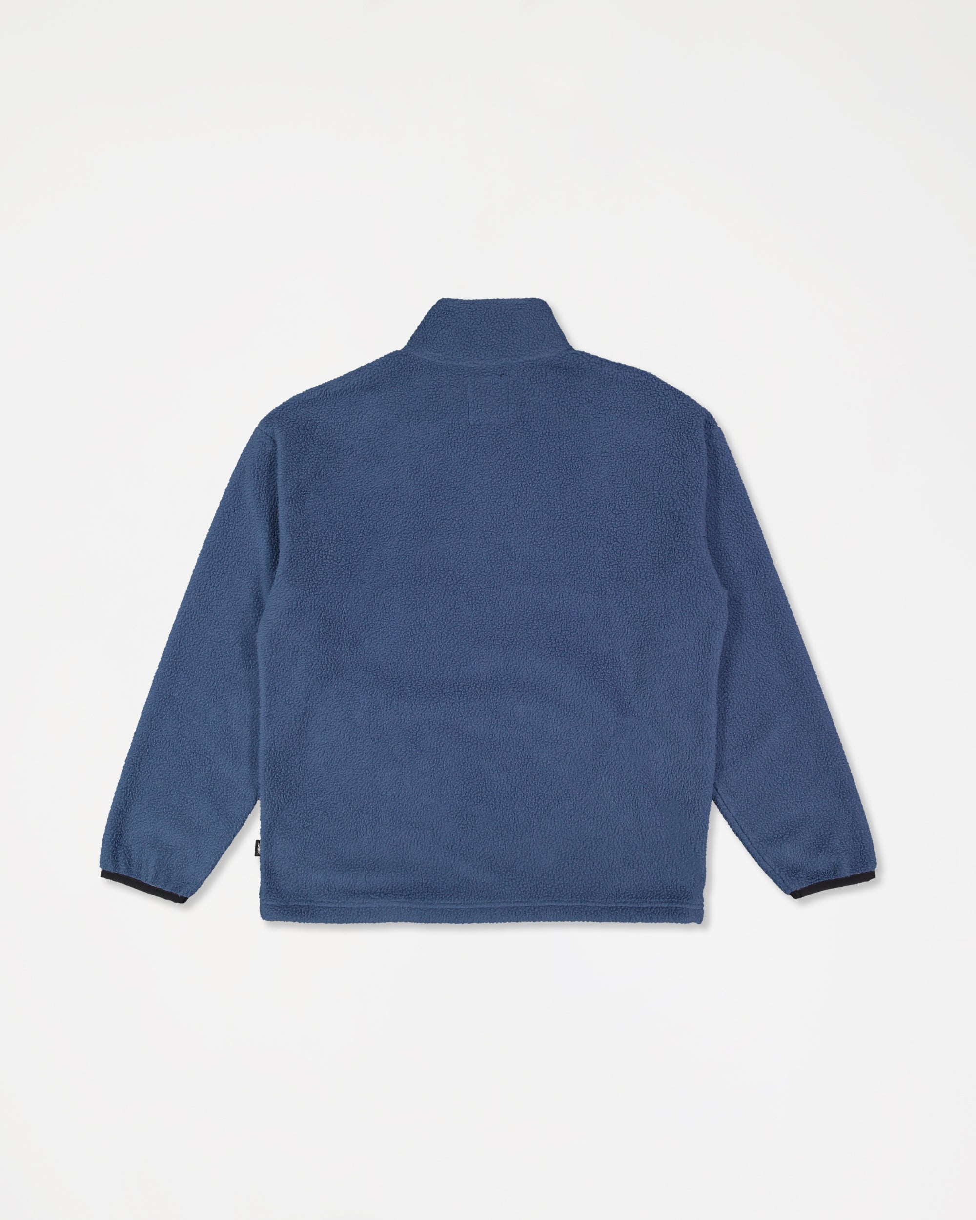 Mens Mercury Panel 1/4 Zip Fleece Jumper – Dark Denim – Quiksilver AU