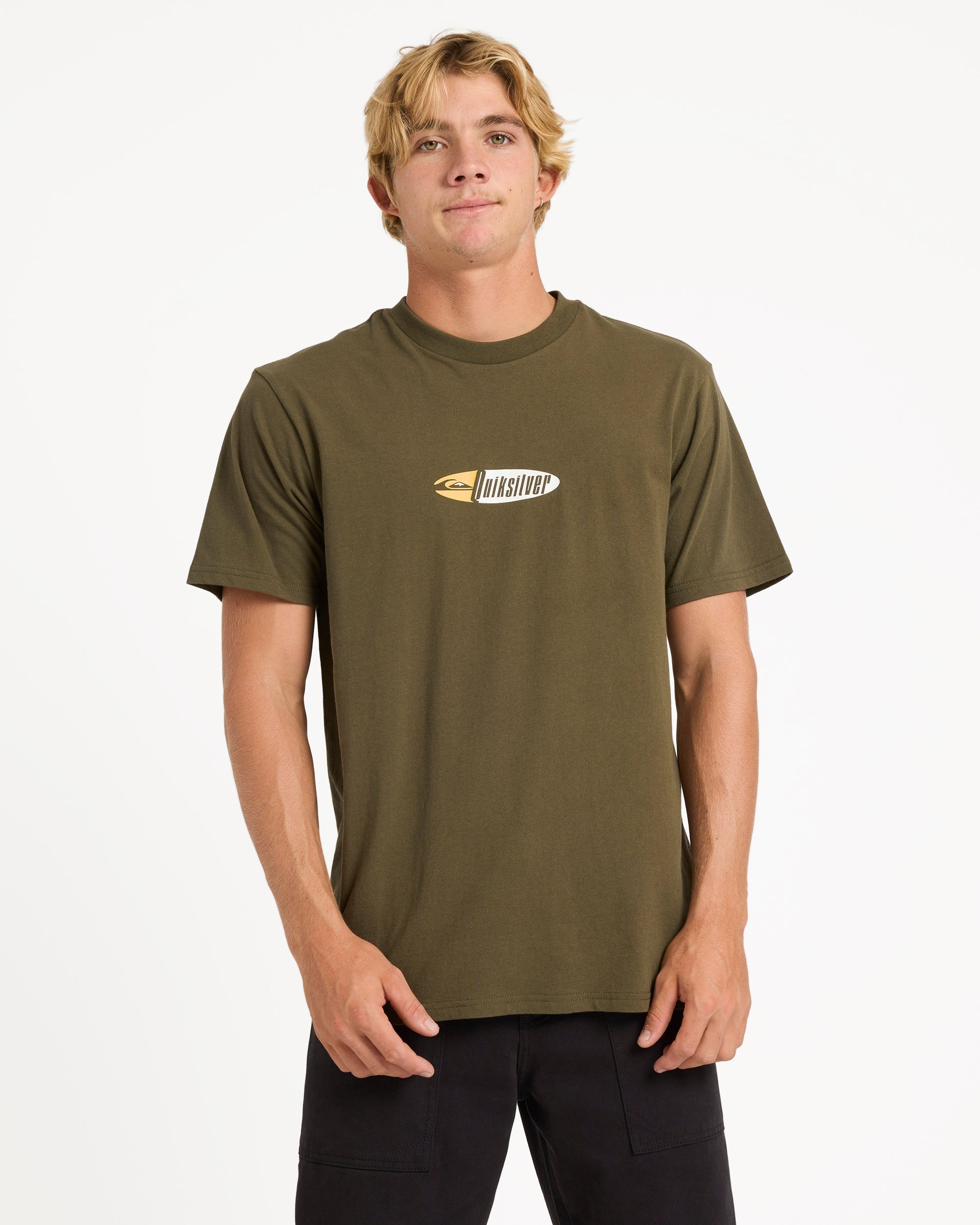 Mens Channel Fix T-Shirt – Grape Leaf – Quiksilver AU